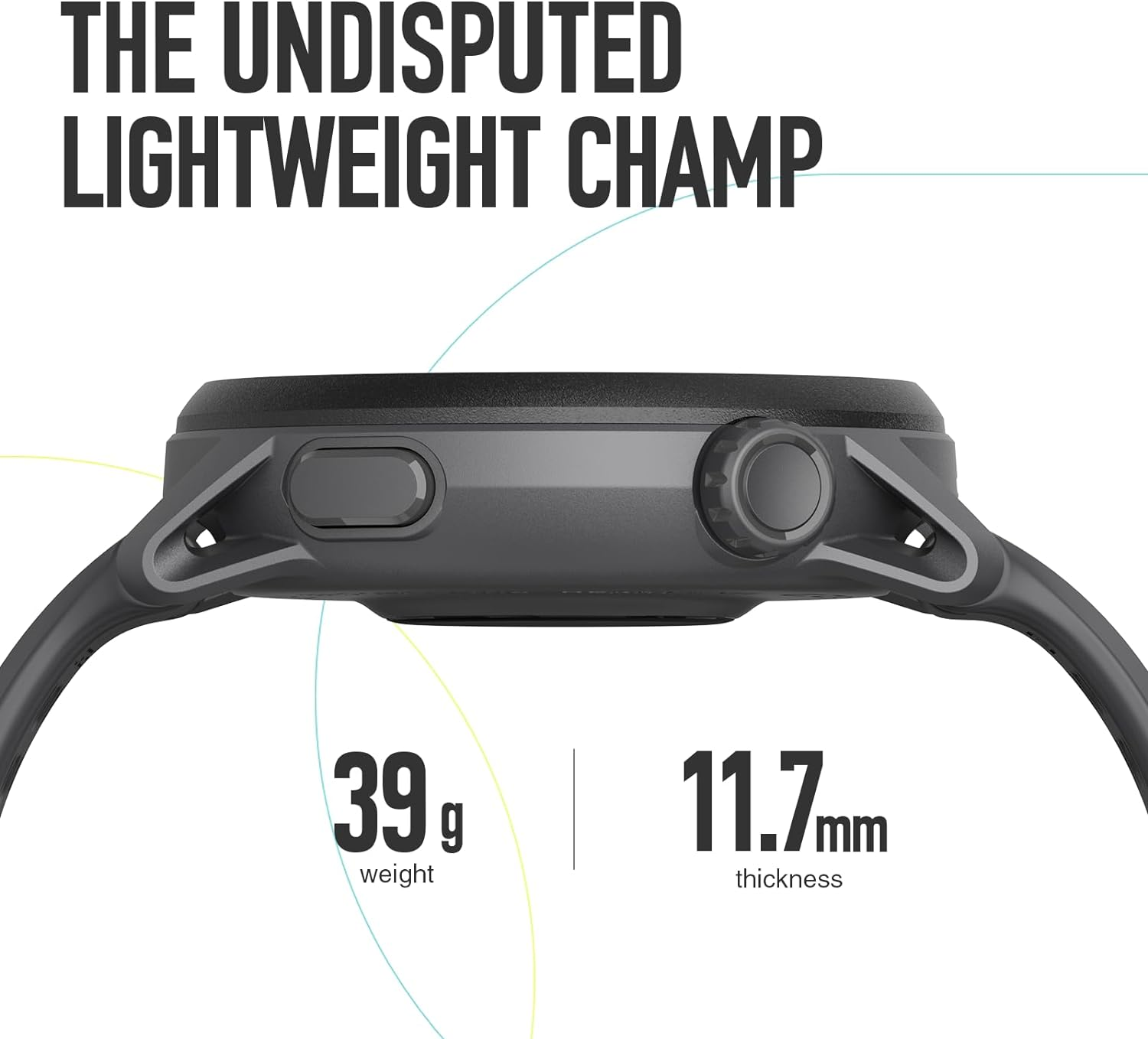 COROS PACE 3 Sport Watch GPS, Lightweight and Comfort, 17 Days Battery Life, Dual-Frequency GPS, Heart Rate, Navigation, Sleep Track, Training Plan, Run, Bike, and Ski (Black Silicone) image number 6