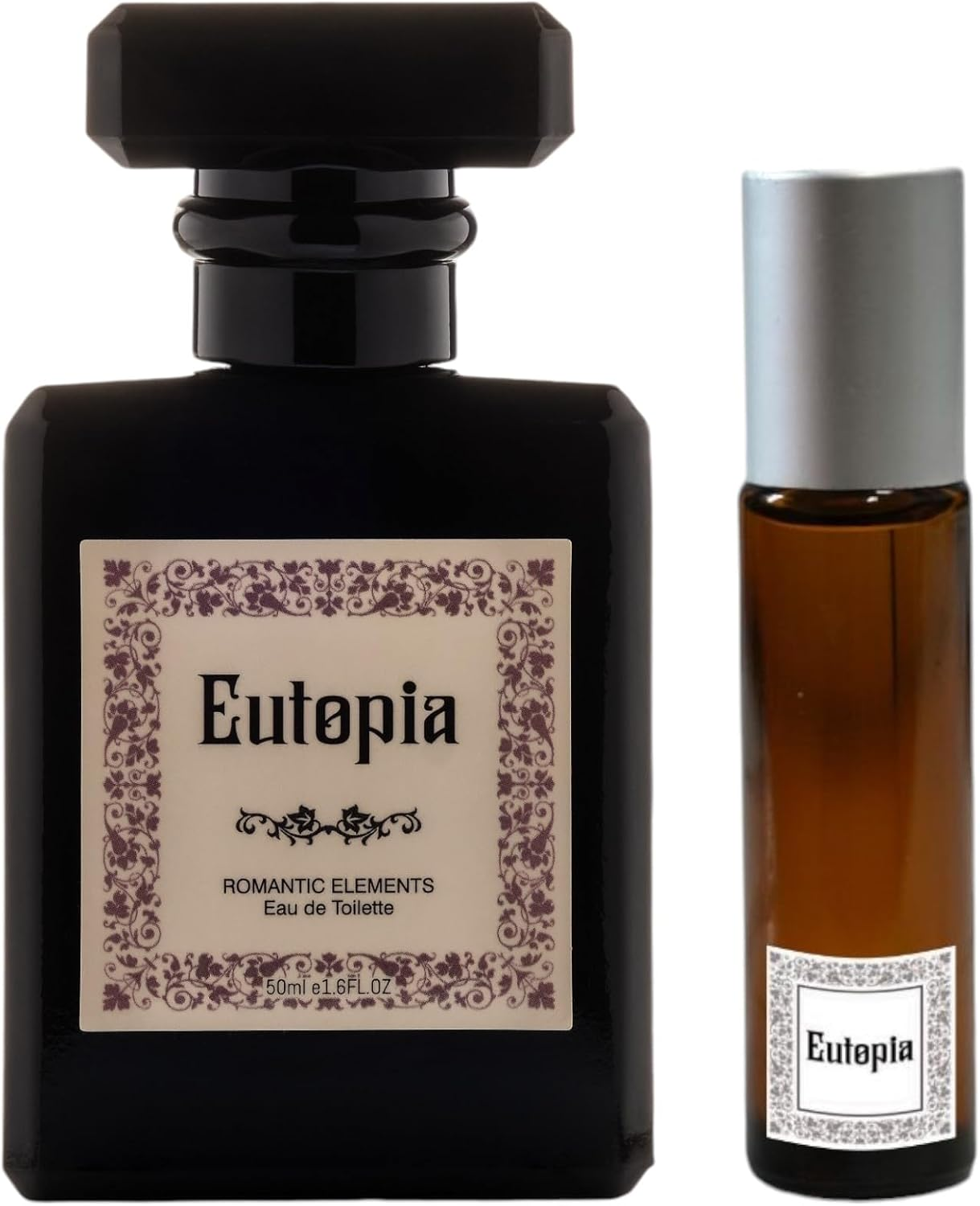Eutopia Perfumes | Romantic Elements Set 50Ml Perfume + 10Ml Perfume Oil | Inspired by BG Pour Homme | Perfume for Men