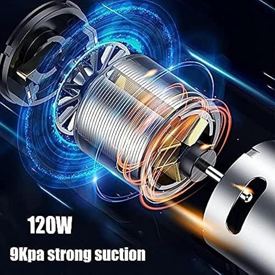 Askan Handheld Vacuum 9000Pa, Powerful Hand-Held Cordless Vacuum Cleaner, Portable Vacuum with 120W Rechargeable Power Wet Dry Hand Held Car Vacuum HEPA Filter for Car, Home, Office image number 6