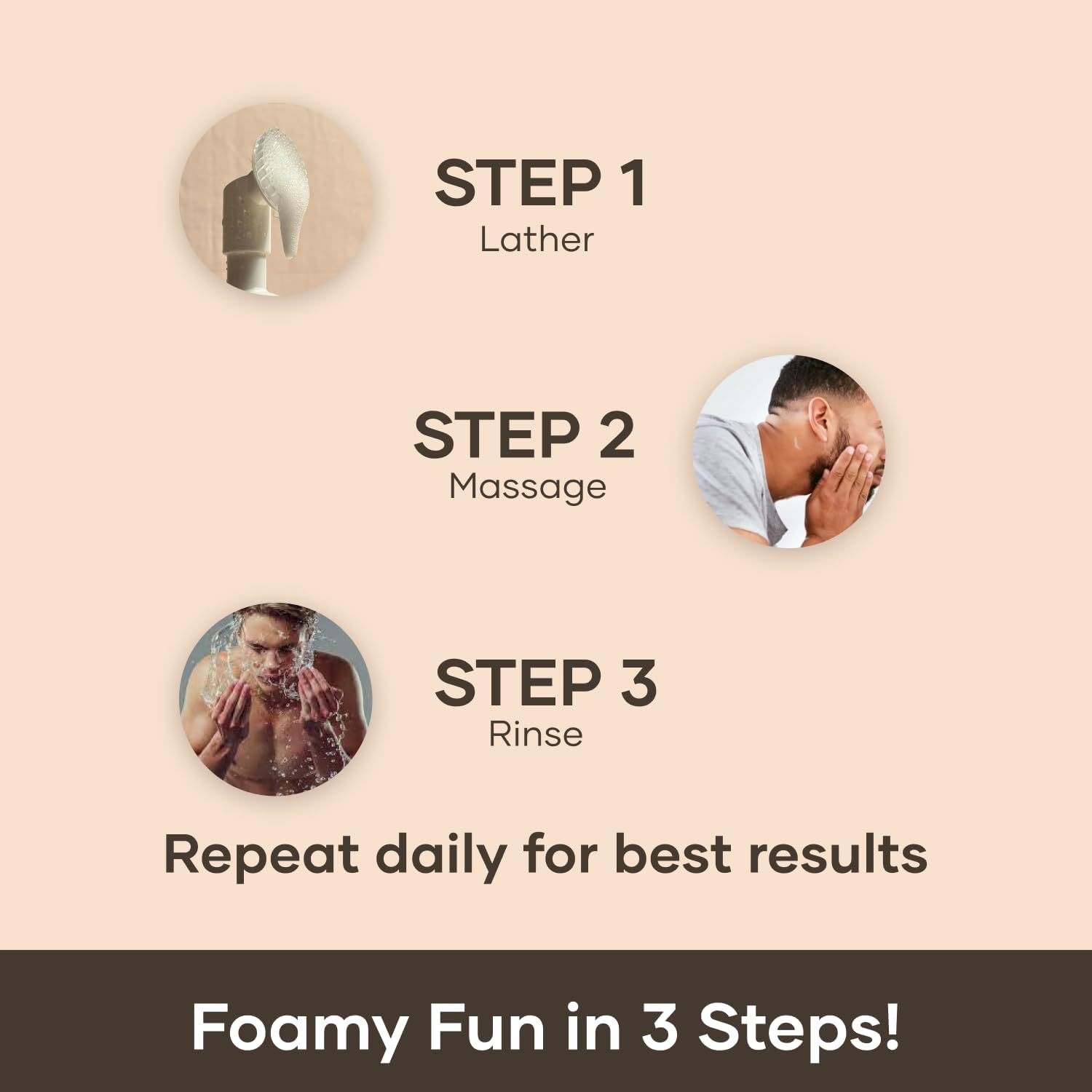 Mars by GHC Tea Tree Foaming Face Wash with Built-In Face Brush, Hydrates Skin, Acne & Oil Control, Deep Cleansing, Nourishing & Moisturising Wash | Chemical Free (120 Ml - Pack of 1) image number 1