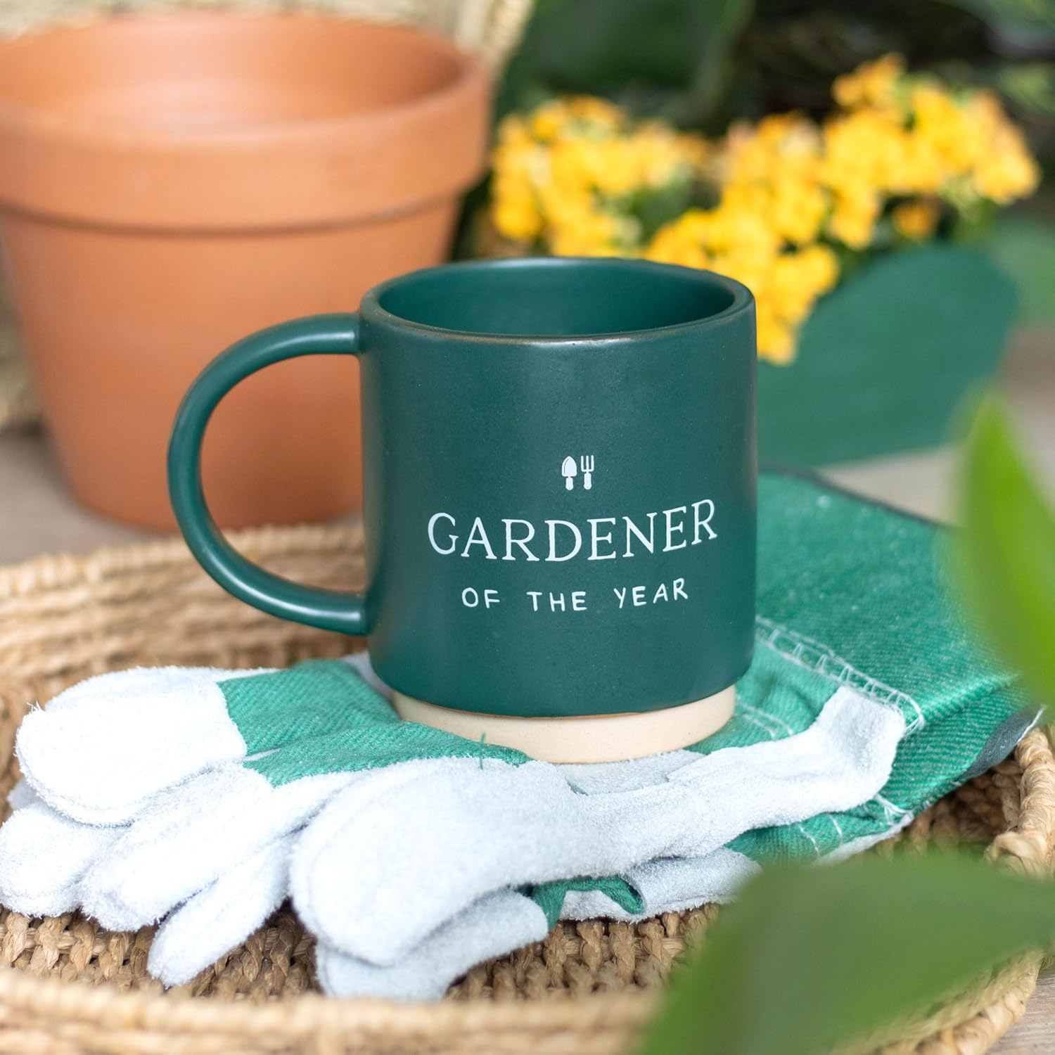 Gardener of the Year Mug and Glove Set - Garden Gift Set, Something Different Potting Shed Collection - Practical Gardening Gift, Father'S Day Gardening Present image number 5