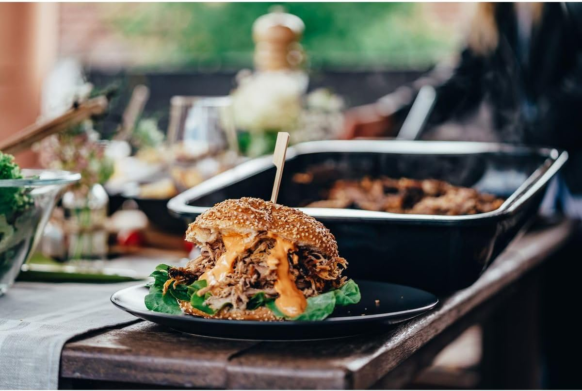 Fackelmann Finger Food Sticks Set Asia Line 10" 50 Piece of Bamboo, Brown image number 3