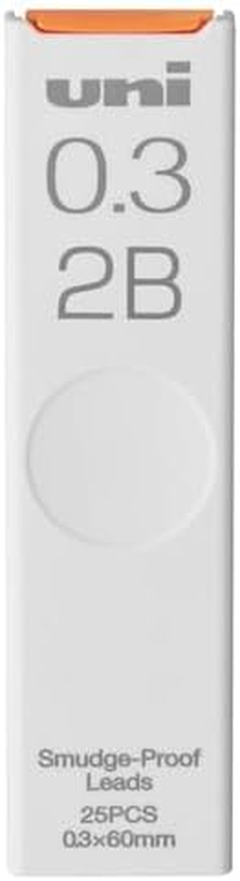 Uniball 0.3Mm 2B Smudge-Proof Mechanical Pencil Lead Pack