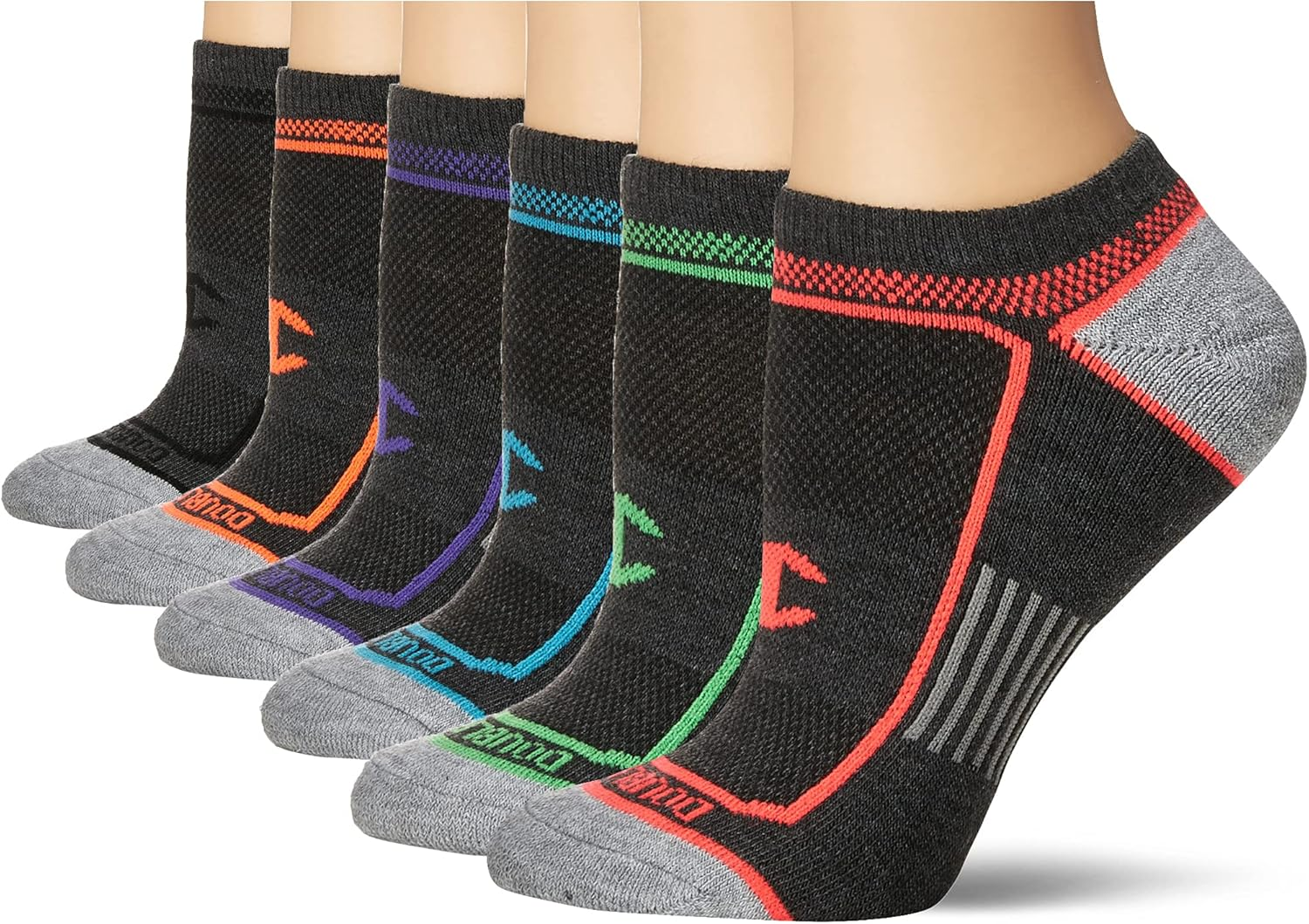 Champion Women'S 6-Pack Super No Show Multi Logo