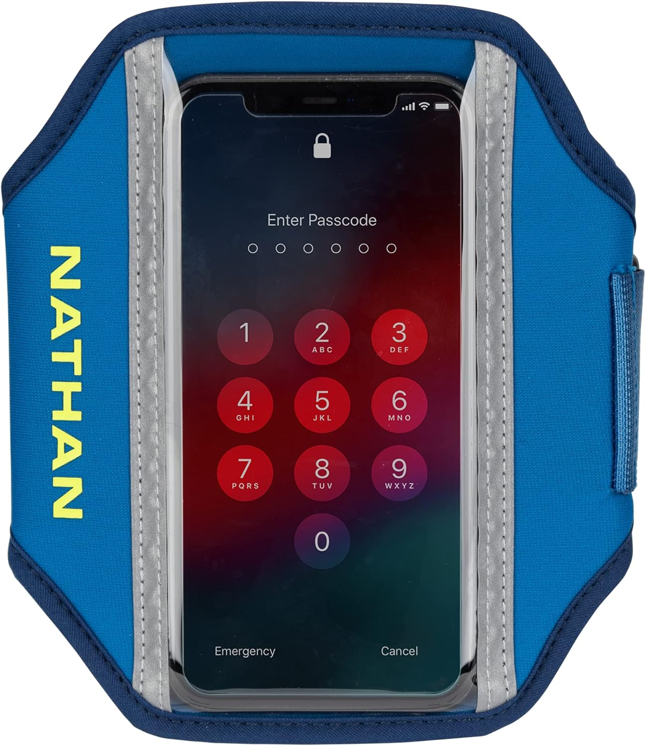 Nathan Running Armband Super 5K Universal Fitting. Perfect for Running, Biking, Hiking and More. Iphone, Samsung, Note, Galaxy. Arm Band Phone Carrier.