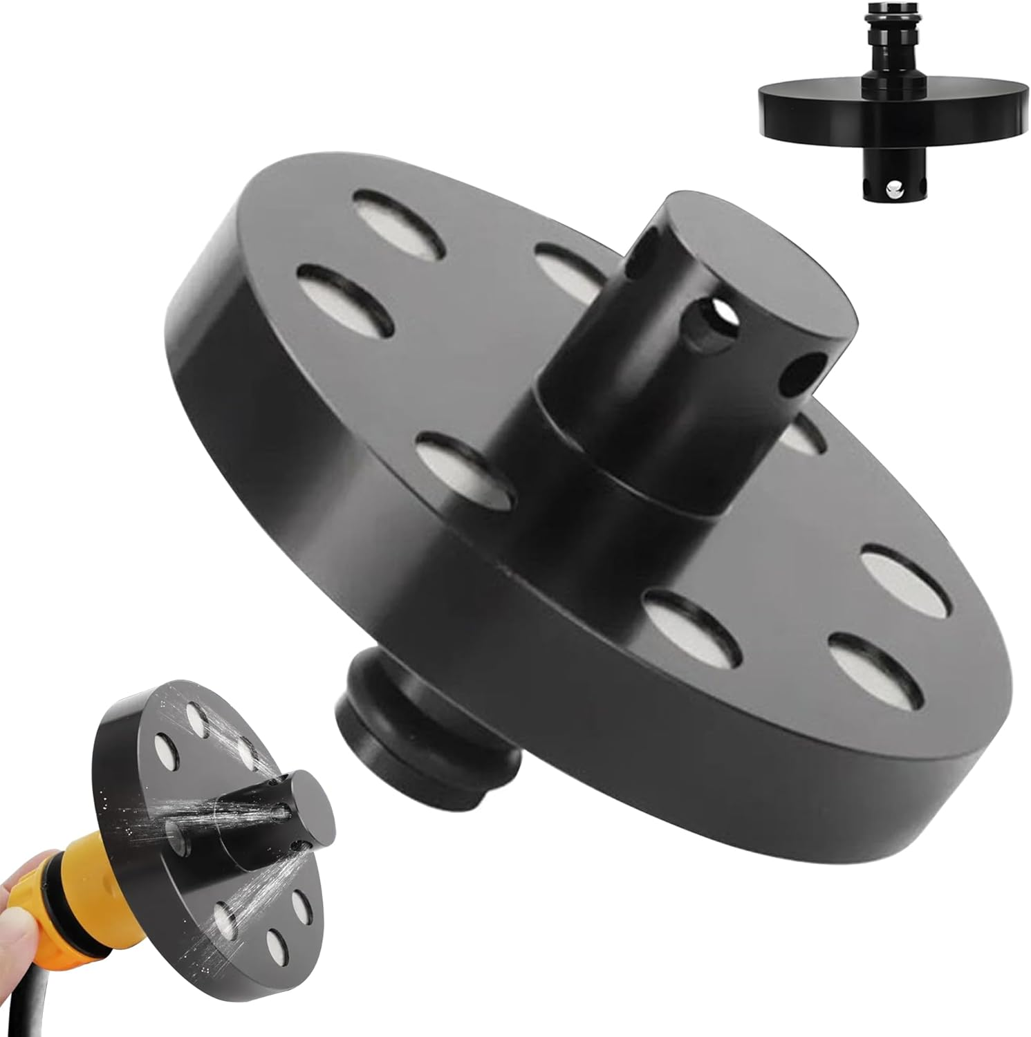 FLYTIN O Ring Chassis Cleaner Flusher Kit, Chassis Flusher for Truck, 360&deg; Spinning Nozzle, High-Pressure Design to Eliminate Hidden Dirt, for Clean Hard-To-Reach Undercarriage