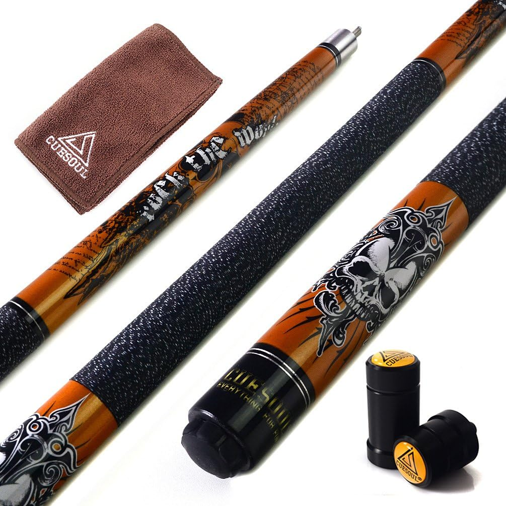 CUESOUL Rock II 58" 19Z/20Z/21Z 1/2 Maple Pool Cue Stick Kit image number 2