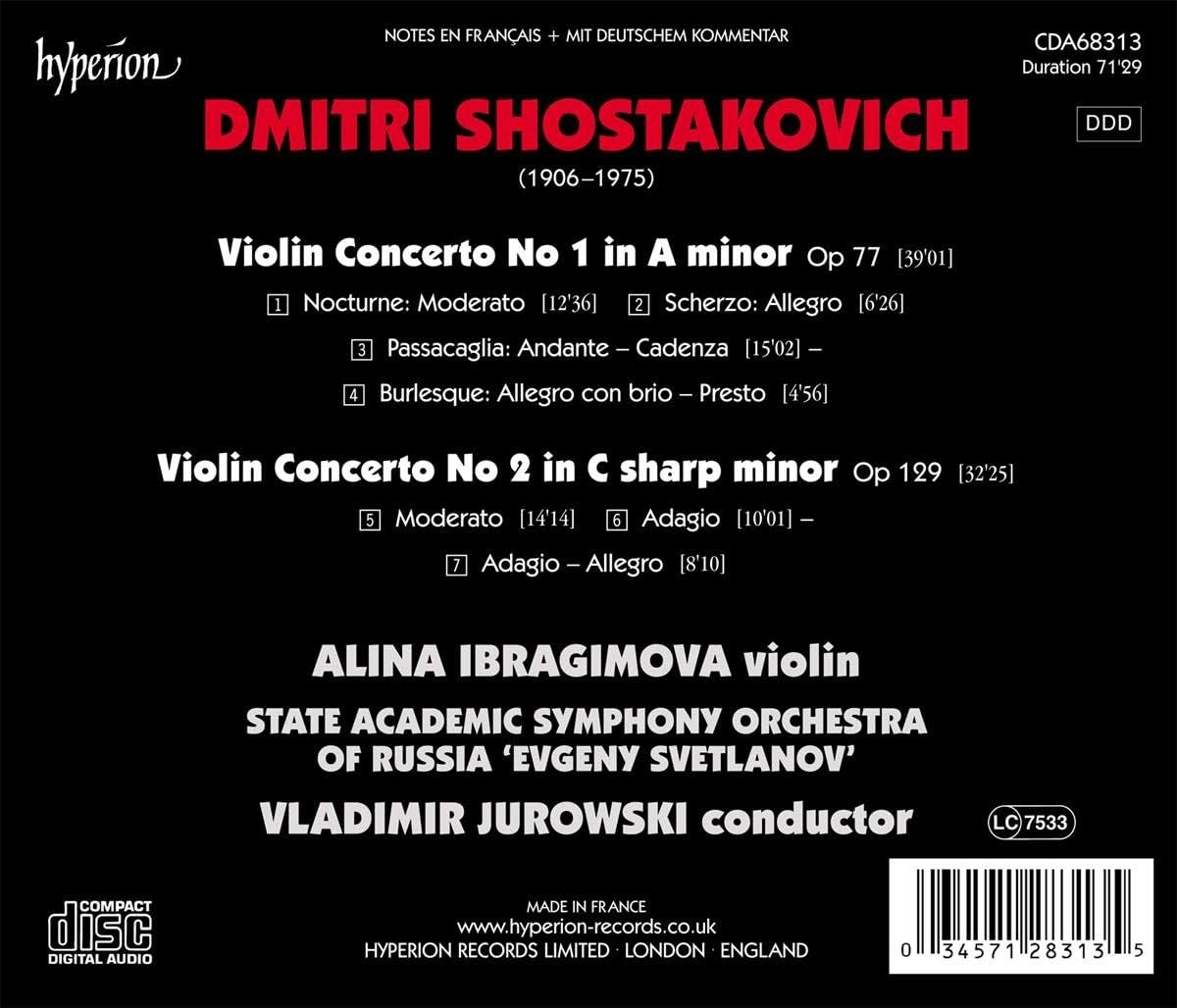 Shostakovich: Violin Concertos Nos. 1 & 2