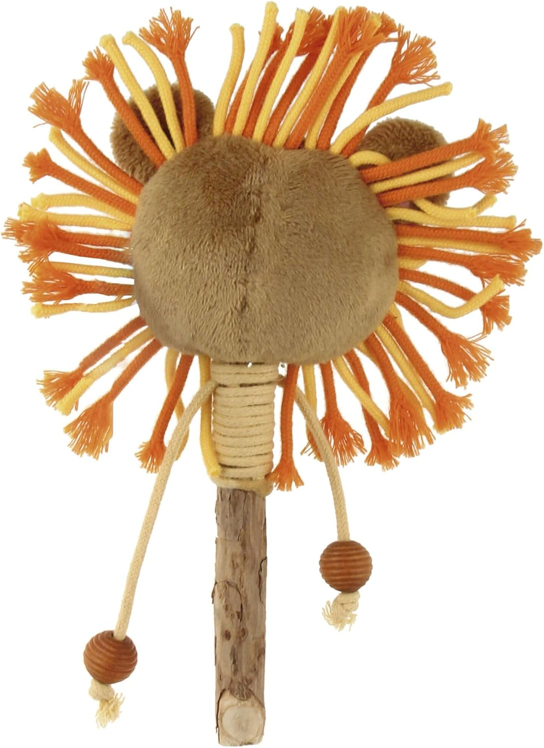 Gigwi Cat Toy Catatabi Toy Charm Stick Lion - Rabbit image number 4