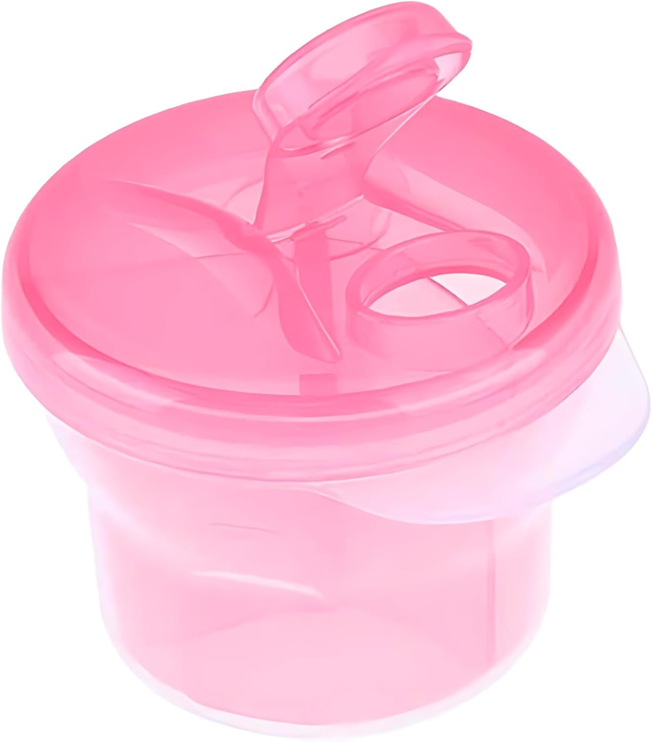 Milk Powder Dispenser Formula Storage Container Pink Portable for Outdoor Travel, Milk Powder Storage Container image number 2