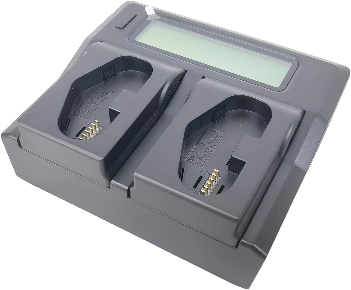 Quick Lcd-Screen Battery Charger for Canon LP-E4 LP-E4N LP-E19 as LC-E19 LC-E4 EOS 1D C EOS 1D X EOS 1D 1Ds Mark IV III Camera image number 3