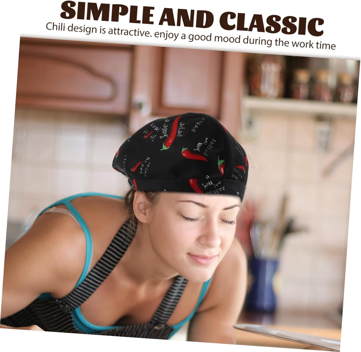 LIFKOME Restaurant Cap Suitable for Chef Hat Cooking Cap Chefs Hat Men Black Chef S Chefs Women Plate Working Restaurant Kitchen Helper Kitchen image number 6