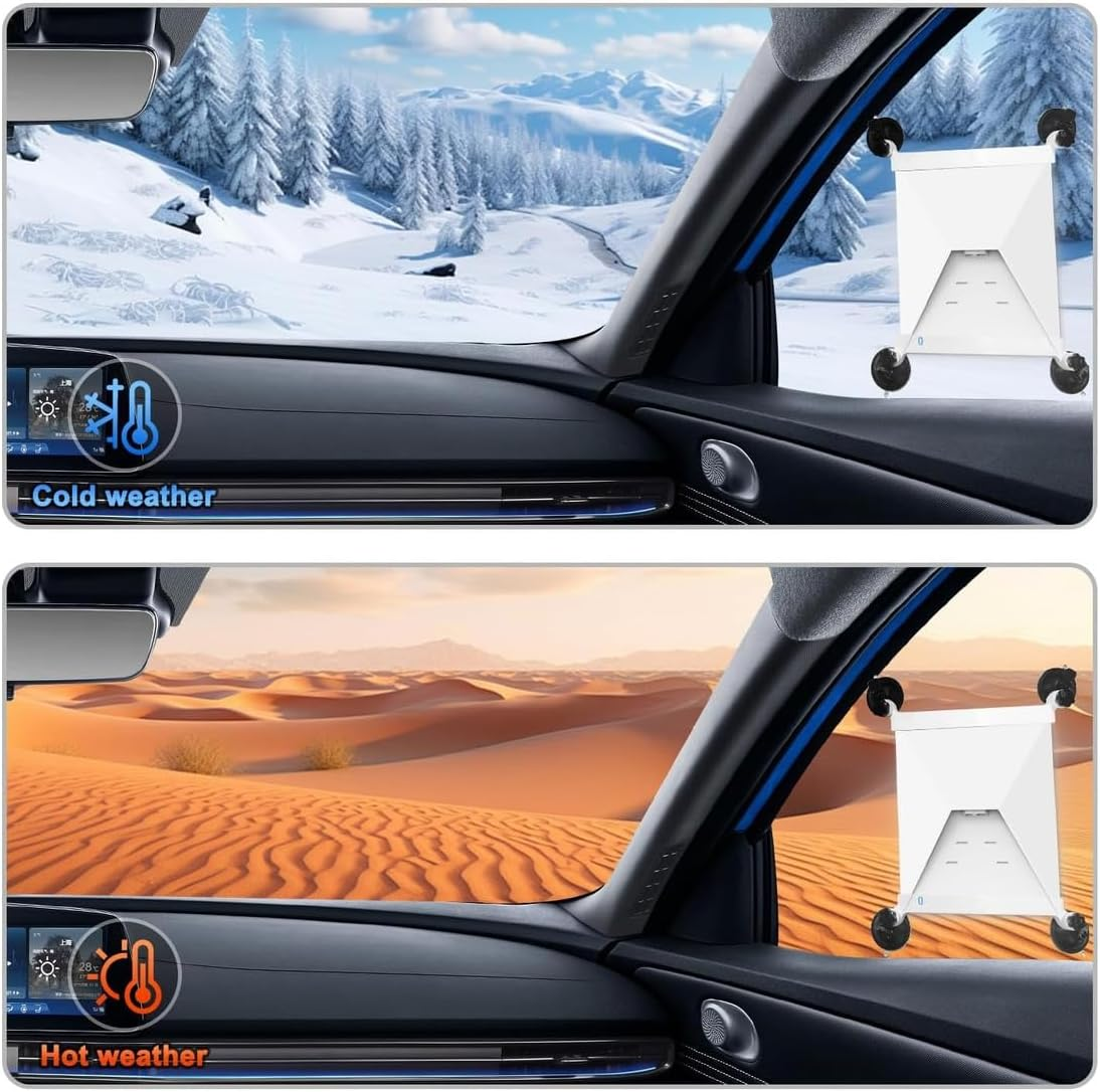 Starlink Mini Car Mount, Starlink Mini Accessories with Suction Cup, Powerful Suction Cups Are Road Trip Tested for Rvs, Boats, Airplanes, and More