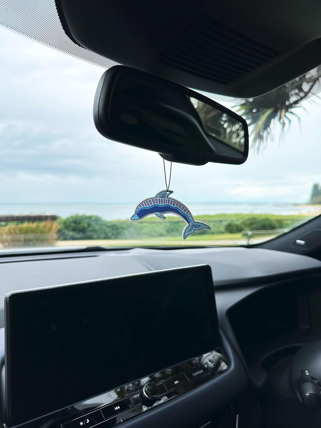 Dreamtime Air Dolphin Car Air Fresheners &ndash; Grapefruit Scent, Pack of 3 | Cute Hanging Design for Car, Office or Home | Long-Lasting Essential Oil Fragrance image number 3