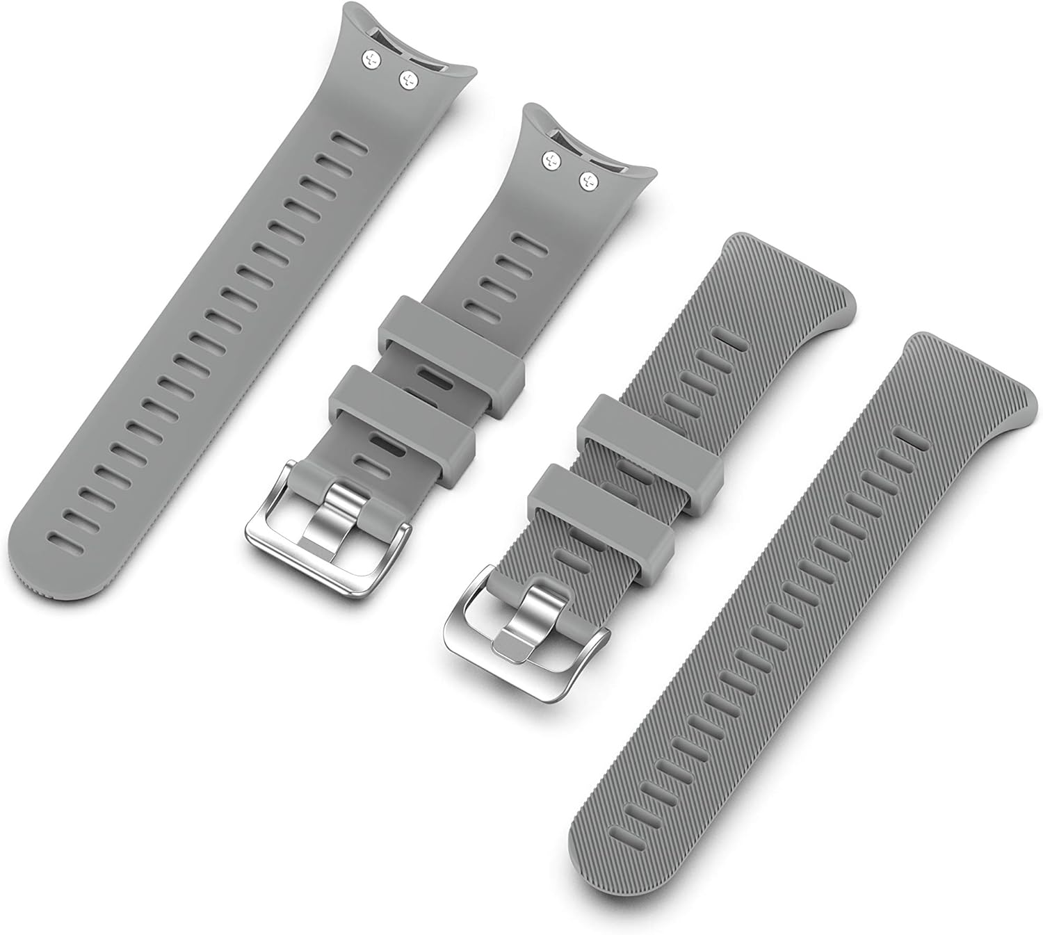 Band Intended for Garmin Swim 2 Watch Band, Soft Silicone Replacement Strap Wristband Intended for Swim 2 Intended for Garmin Swimming Smartwatch (Gray) image number 1