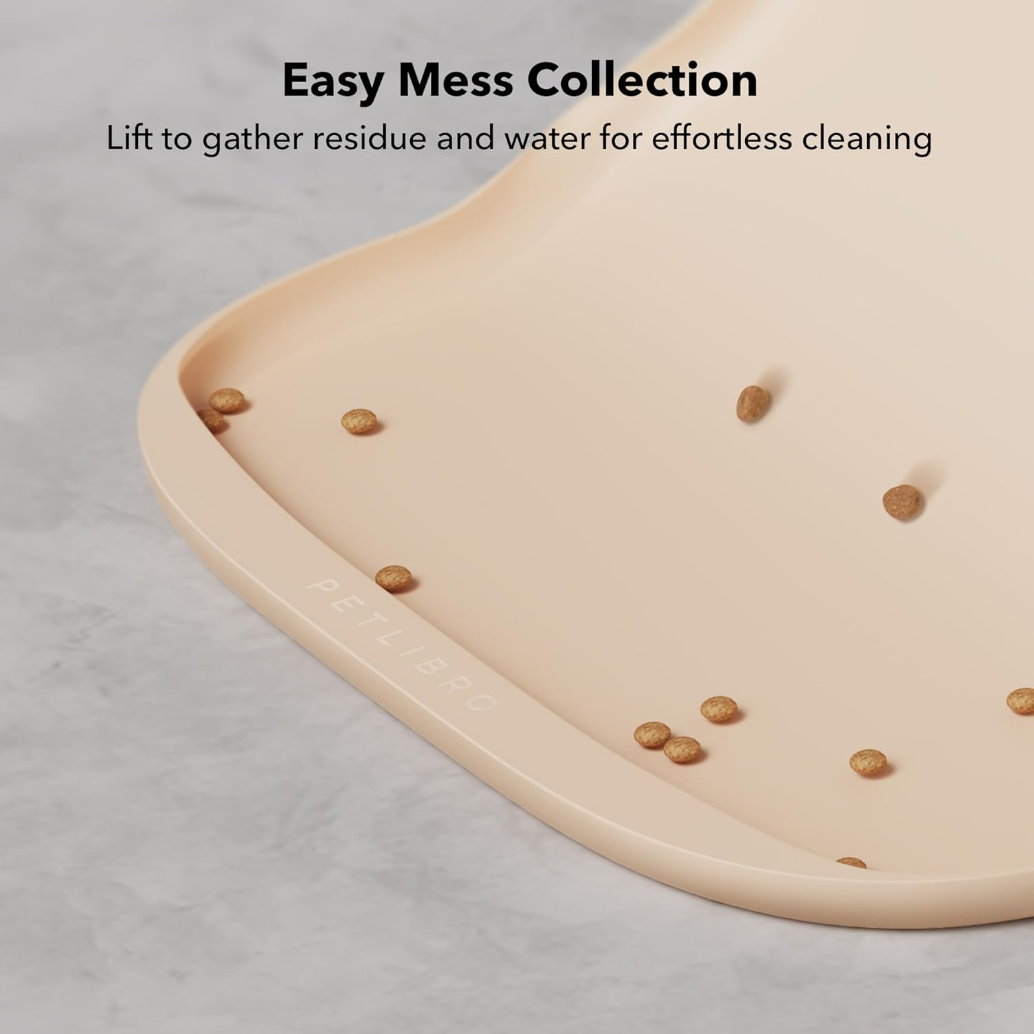 PETLIBRO Pet Mats for Dogs and Cats, Extra Large Dog Bowl Mat for Food and Water or Fountain, Non-Slip Waterproof Pet Feeding Mat Small Size image number 4