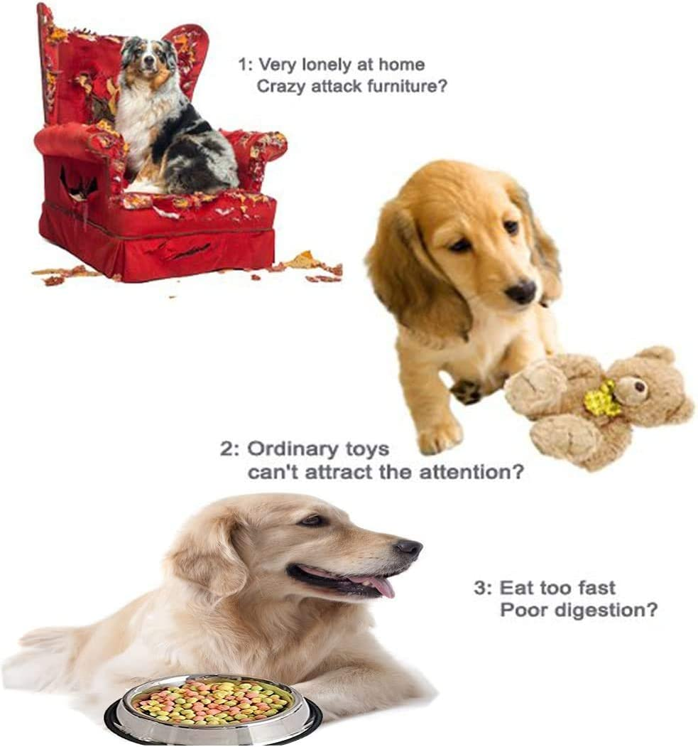 EZONEDEAL IQ Treat Ball Dog Toy for Dogs & Cats Chewing Food Ball, Fun and Interactive Treat, Best Alternative to Bowl Feeding, Feeding Training Puppy for Dogs and Cats (Pink) image number 3