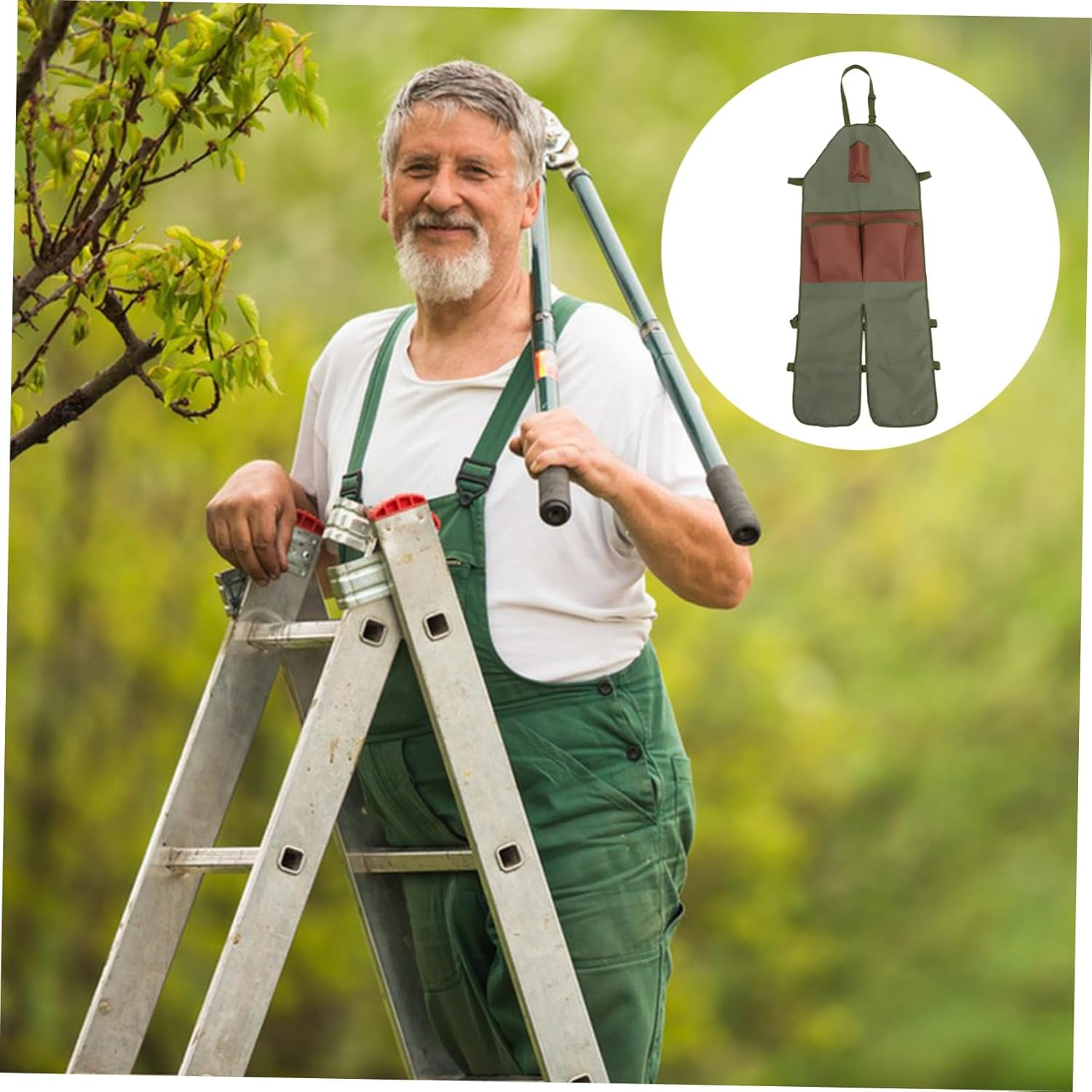 Garden Harvesting Aprons Women Vegetable Picking Pouch Pockets Fruit Trimming Bag for Stable Oxford Cloth Garden Supply image number 3