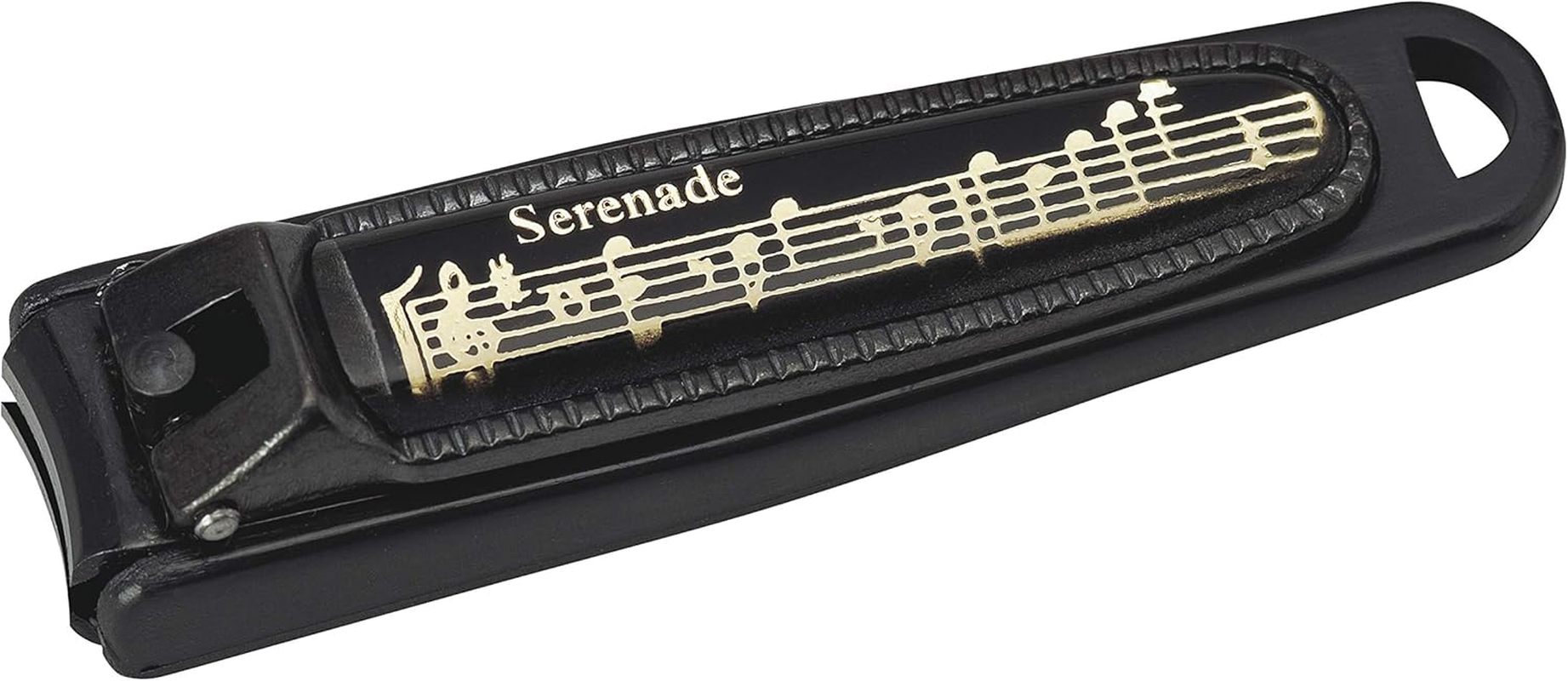 Nakano NC-65/KB/BL Nail Clippers, Keyboard Pattern, Black