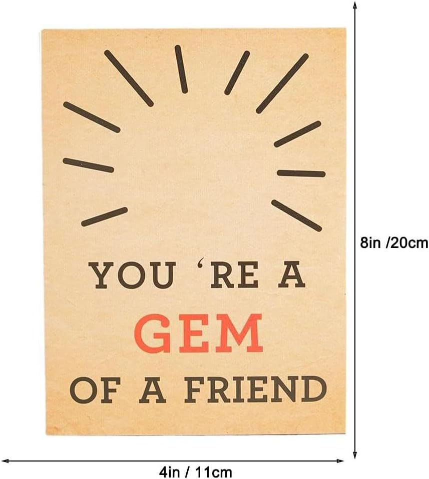 Custelen 24-Pack Valentine'S Day Cards with Heart-Shaped Plastic Stones - Funny Kids Gifts for Boys, Girls, Toddlers - Classroom School Party Favors