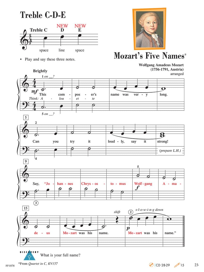 Faber Piano Adventures Level 1 Lesson Book