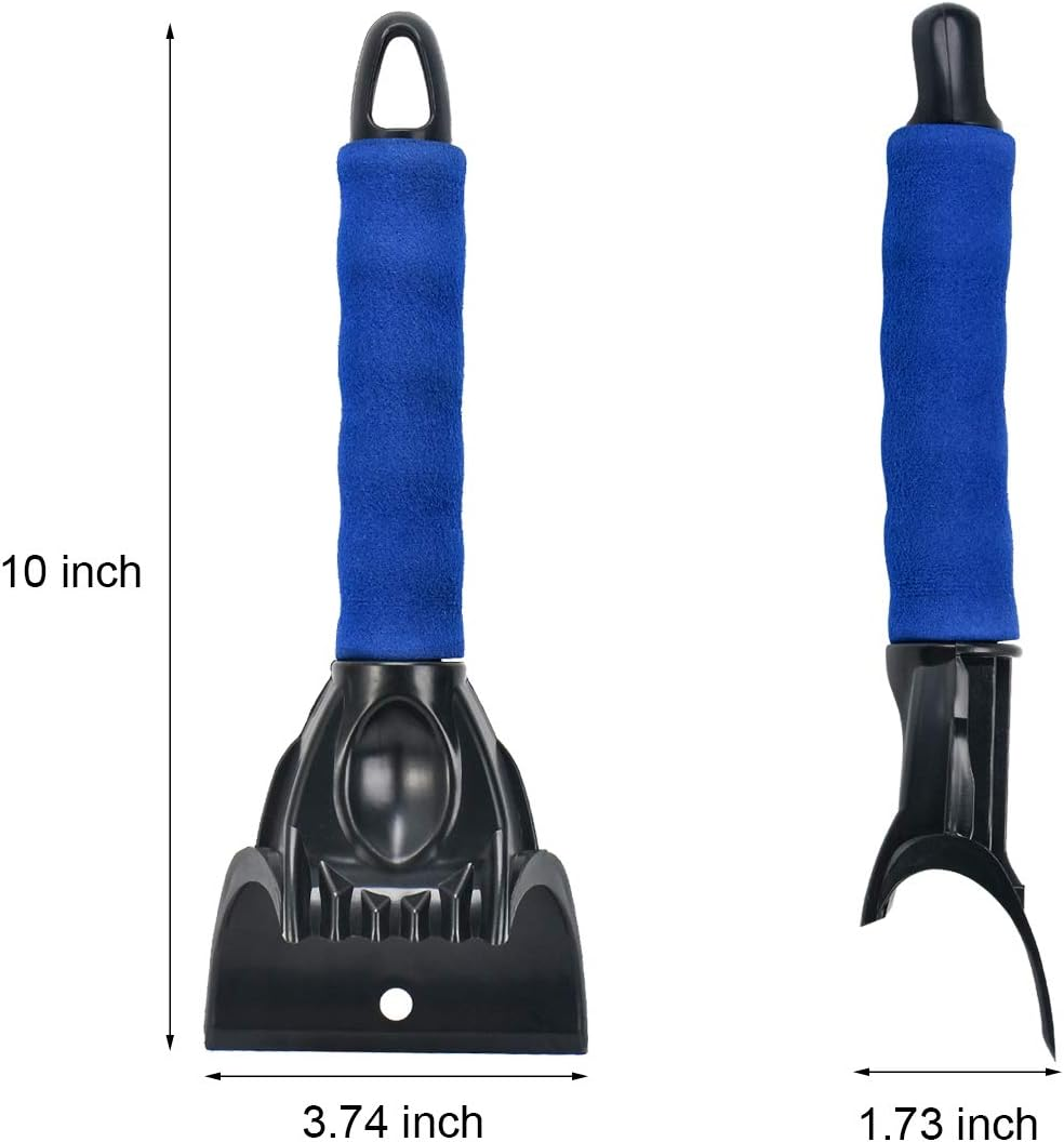 Zecval Ice Scraper for Cars and Small Trucks - Dang near Indestructible Ice Scrapers for Car Windshield from Scrape Frost and Ice image number 2
