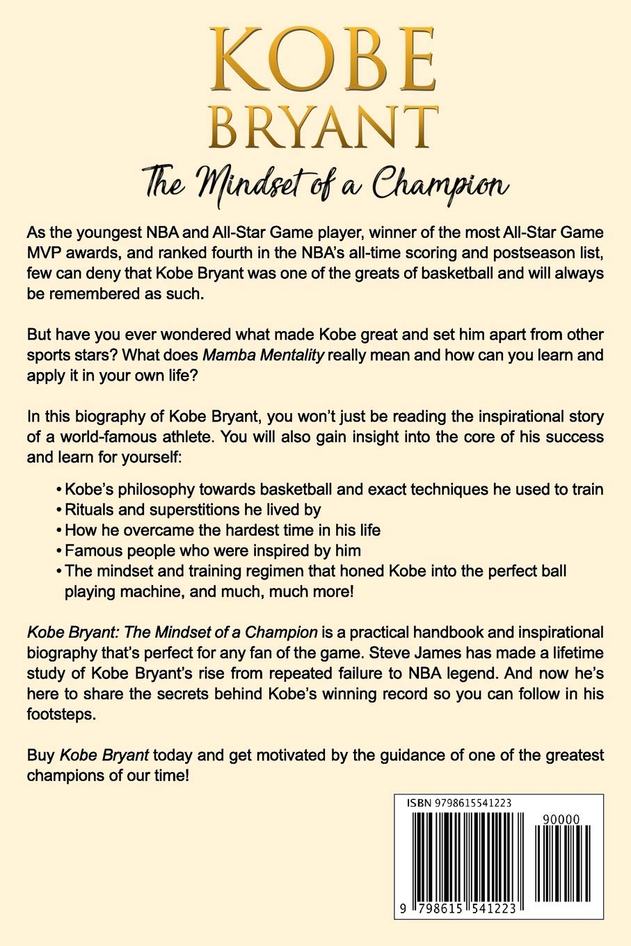 Kobe Bryant: the Mindset of a Champion (Tribute to Kobe Bryant): 1