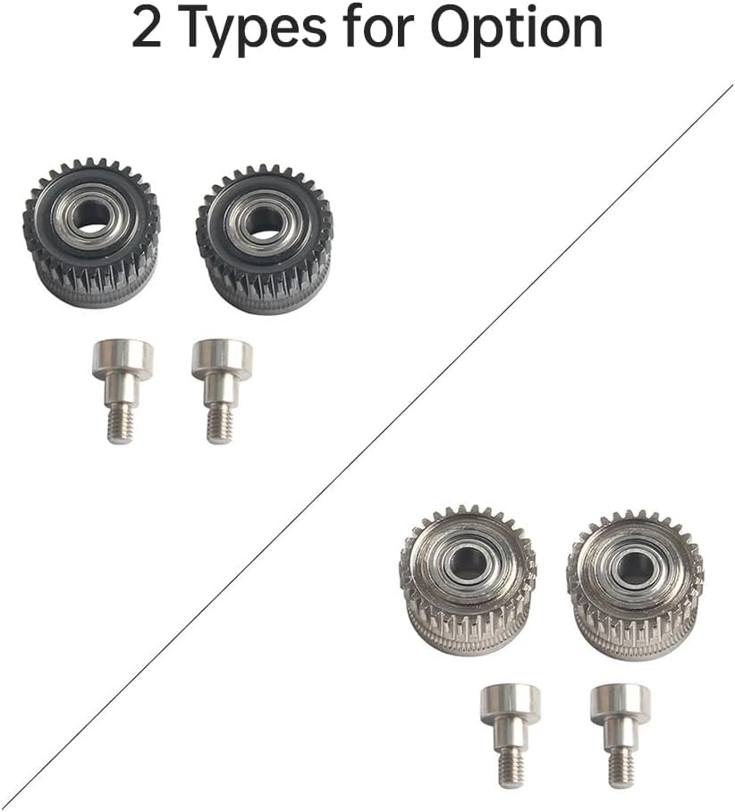 All Metal Extruder Gear -Coated High Hardn Filament Drive Gear Compatible with K1/K1MAX/K1C 3D Printers Suitable for Various Filaments PLA/ABS/PETG 3D Printer Accessories Parts image number 2