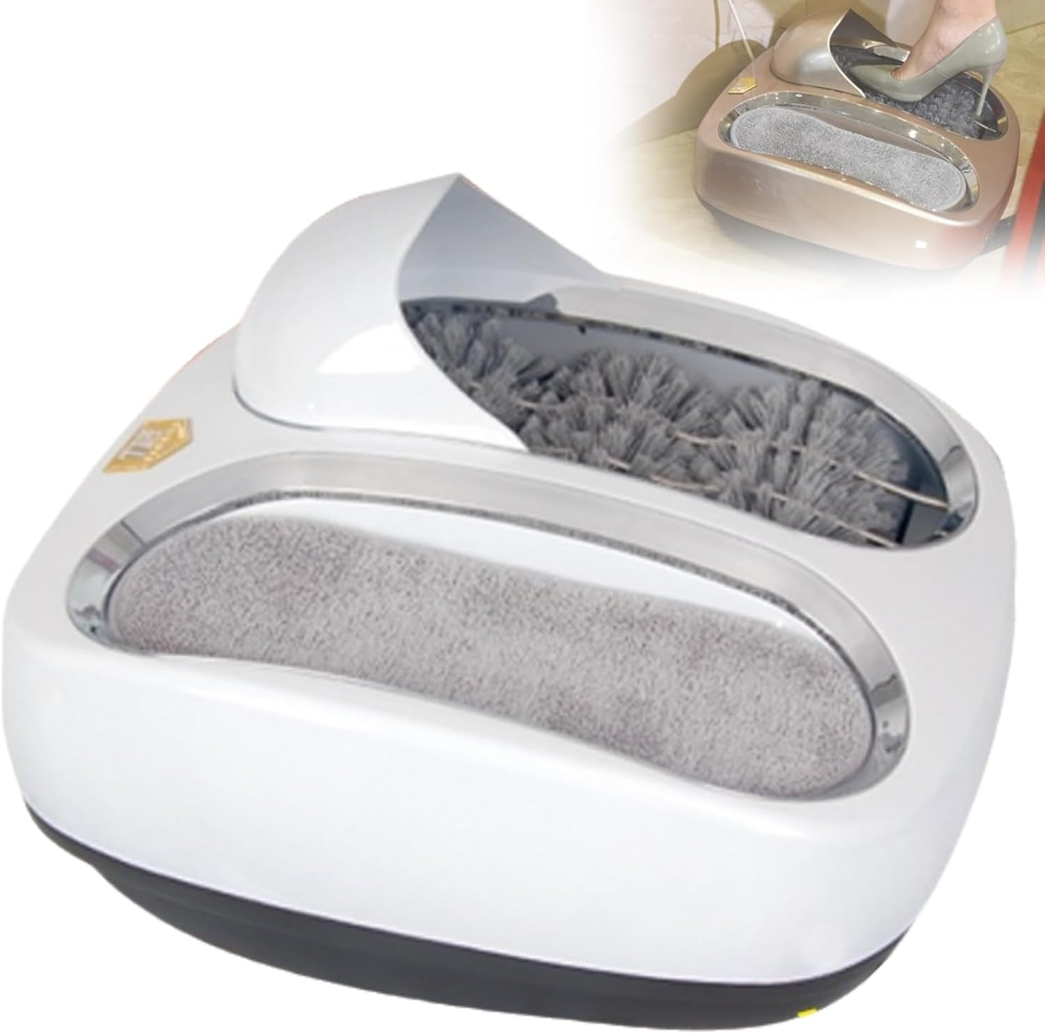 Sole Cleaning Machine, Smart Shoes Sole Cleaner, Fully Automatic Shoe Sole Cleaning Machine, No Shoe Covers Required Household Shoes Cleaning Equipment, Intelligent Automatic Induction Shoe Cleaner image number 5