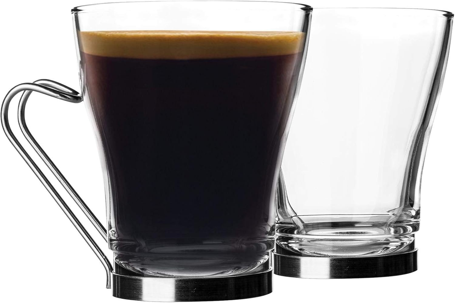 Bormioli Rocco ROS1702 Glass Oslo Cappuccino 1.21880 (Pack of 6)