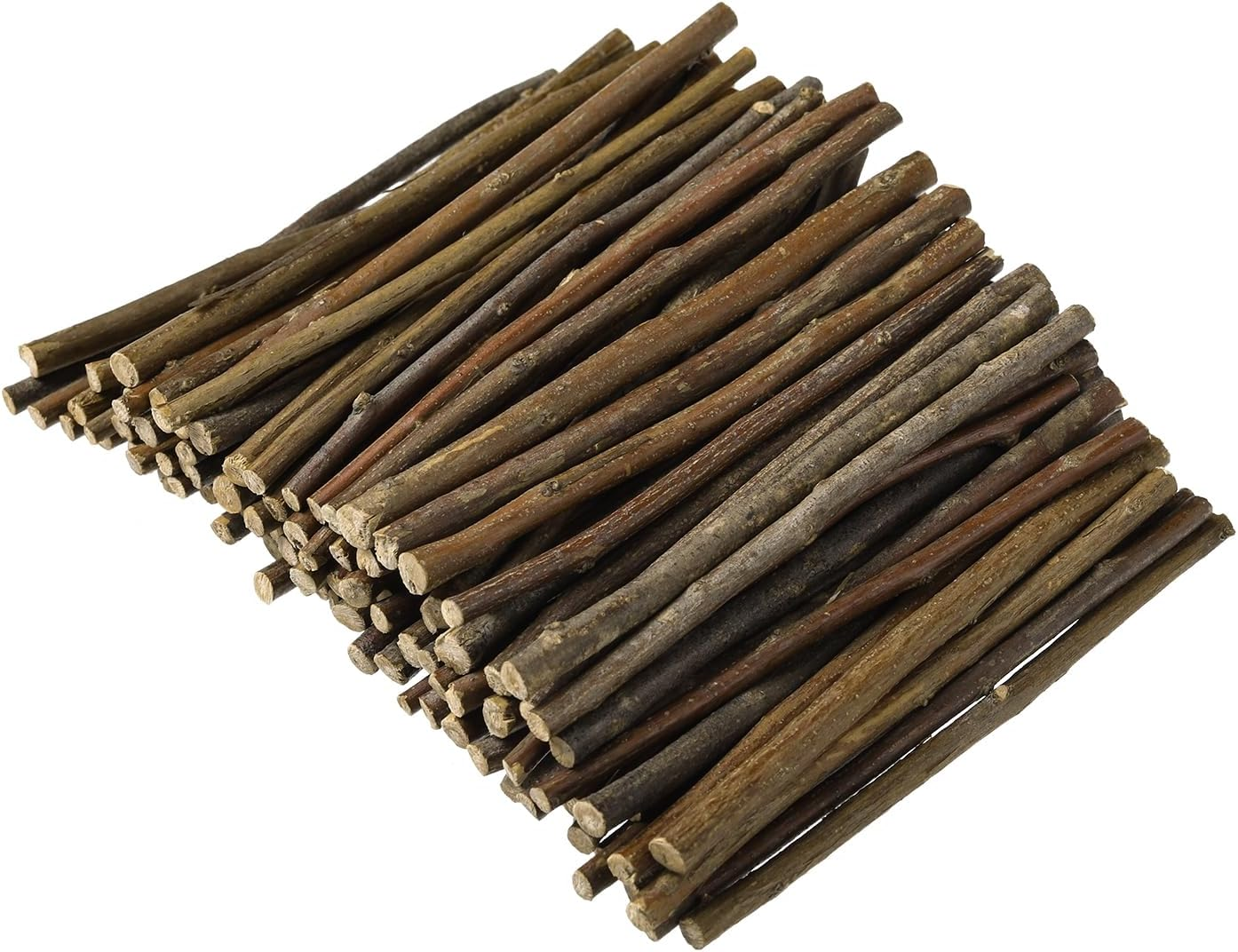 LAZACA 120Pcs Craft Sticks, Wood Sticks Crafting Twigs Crafts Log Toy DIY Photo Props Rustic Decorations Ornaments 10Cm 0.3-0.5Cm
