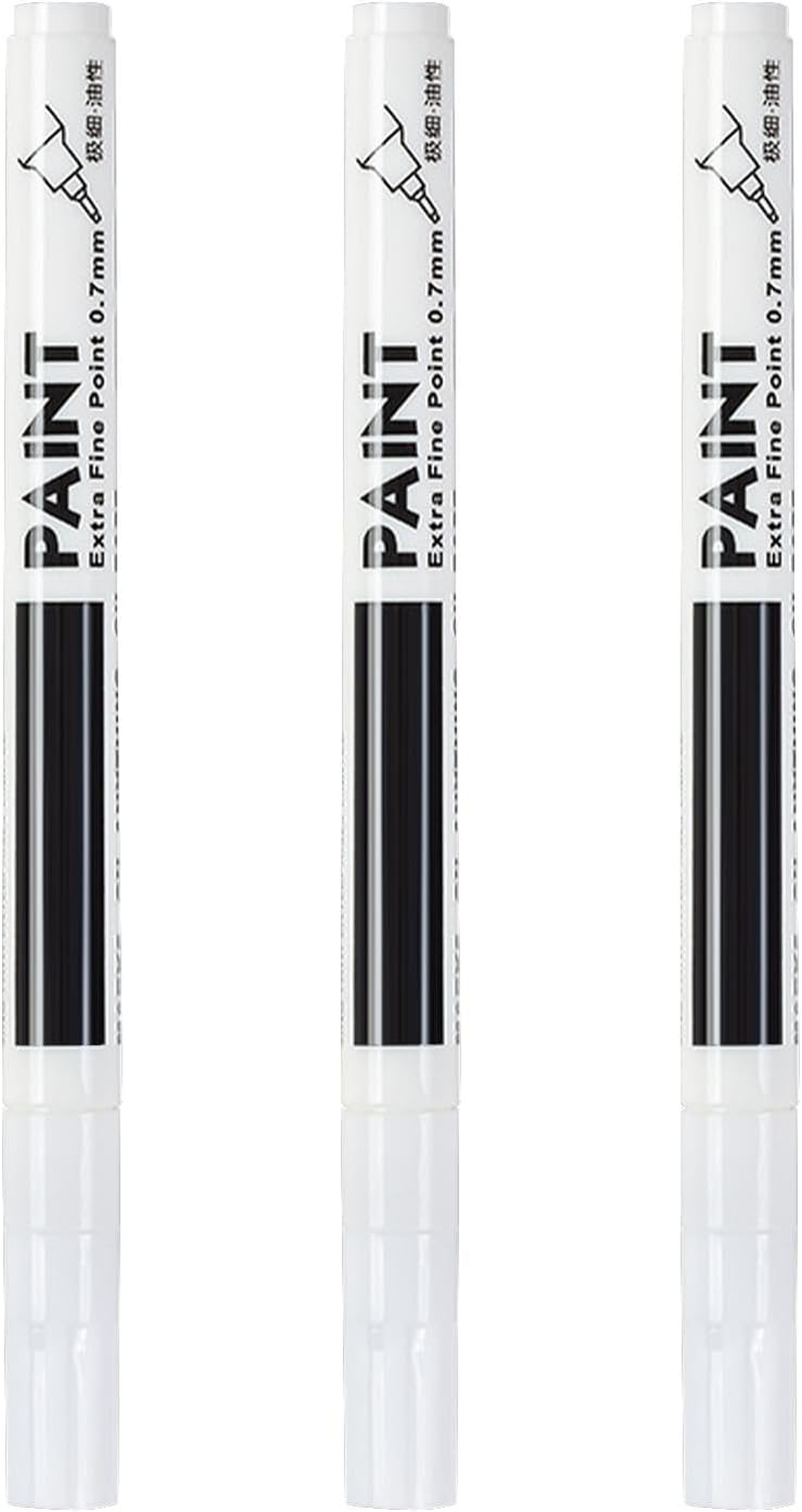 Paint - Rim Paint, Slim Auto Paint Pen | 3-Piece Professional Wheel Scratch Repair Kit, Car Scratch Eraser for Curb Rash, Scuff and Scratch Wheel Repair Paint for Easy Fixes