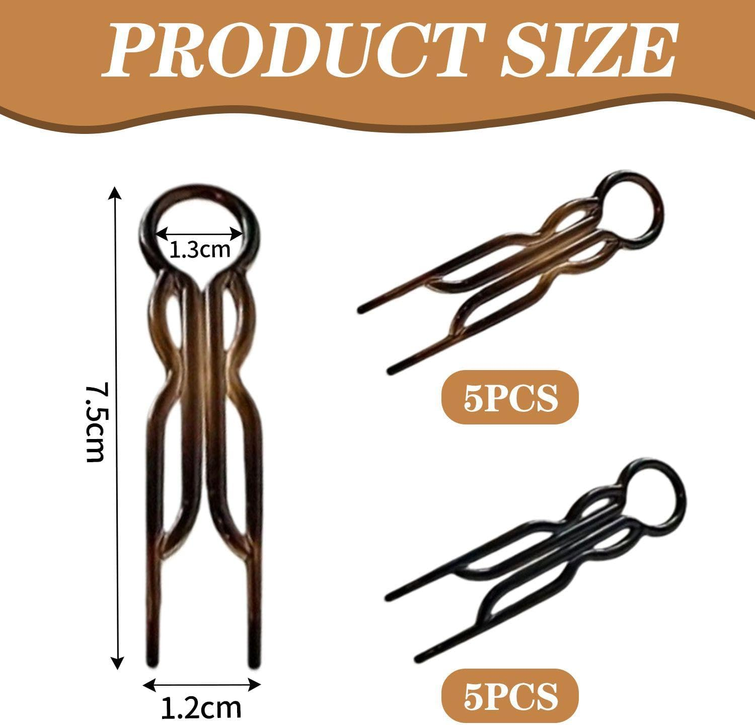 10 Pieces Hair Fixer, Hair Styling Accessories, Hair Styling Tools, Simple Plastic Hair Accessories image number 5