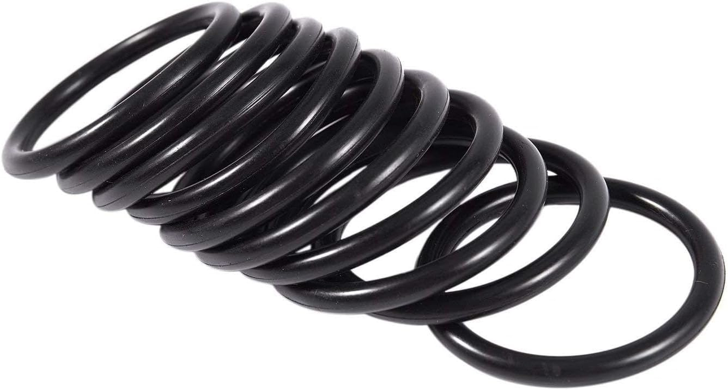 Lexziuo 10Pcs Metric O Rings, Black Nitrile Rubber Sealing Gaskets, 40Mm OD X 4Mm Thick,Oil-Resistant O-Ring Kit for Industrial, Plumbing, and Automotive Applications image number 5