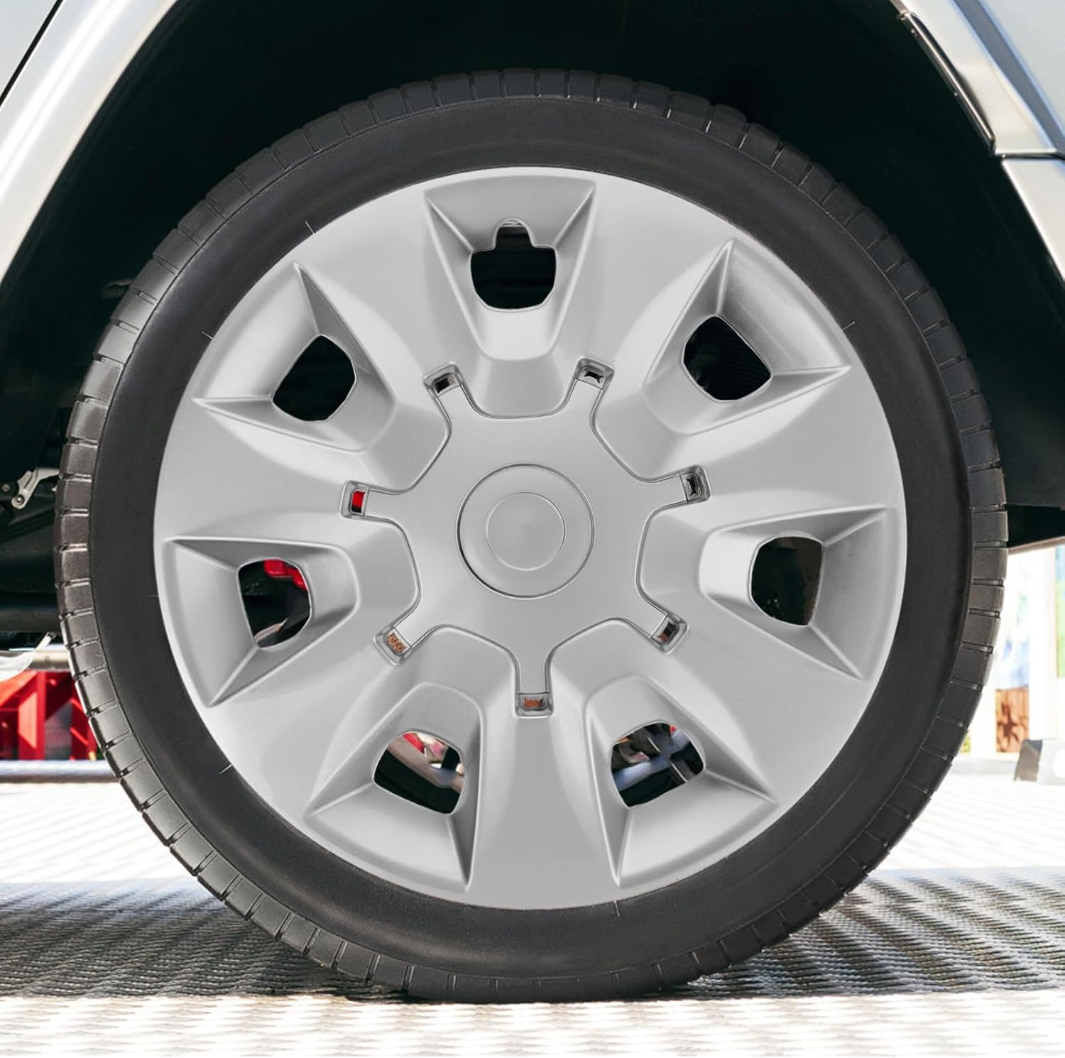 Gatuida Car Replacement Wheel Rim Cover Automotive Wheel Hubcaps Stylish Hub Covers image number 5