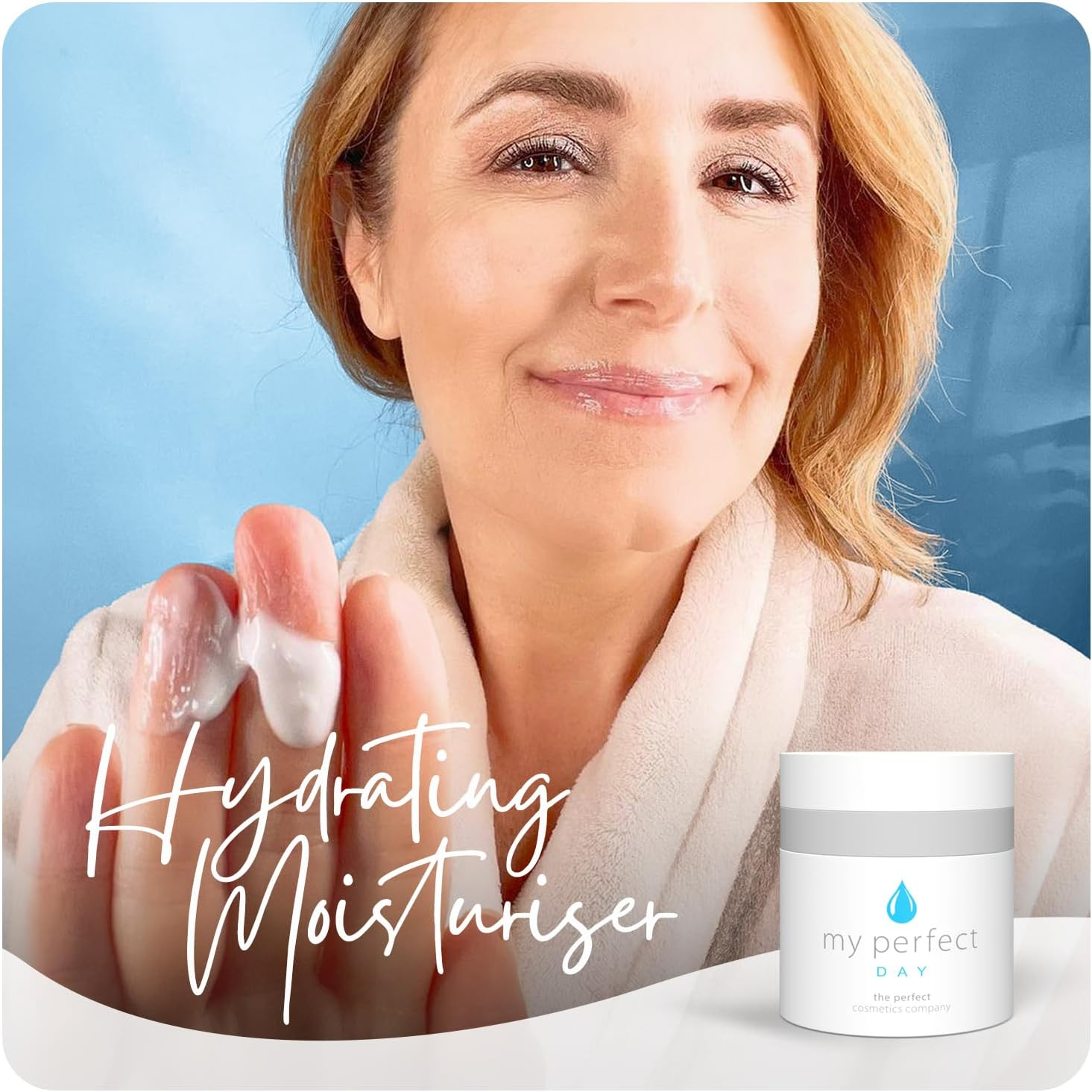 My Perfect Day Cream - the Perfect Cosmetics Company anti Ageing Cream Collagen Argireline Peptide Vitamin E 12 Hours Hydration 50Ml image number 4