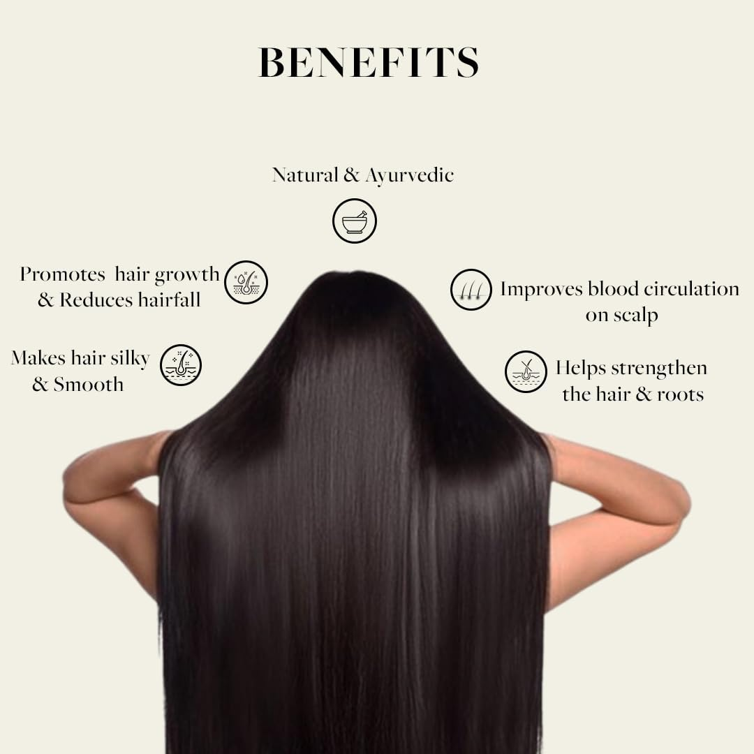 Sadhev Ayurvedic Anti-Hairfall Shampoo with Curry Leaves, Bhringraj, Hibiscus and Amla - 200 Ml (Pack of 1)