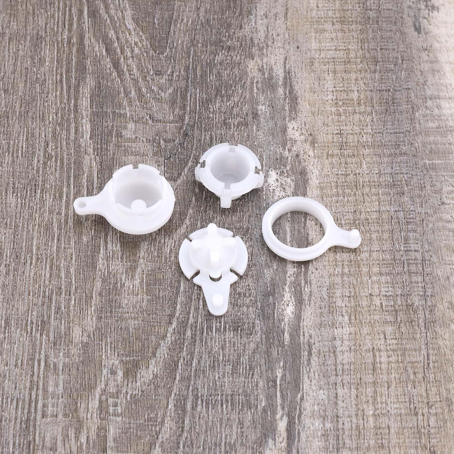 2Sets Car Windshield Wiper Linkage Bush 215Tt12 Ln85 Windshield Wiper Motor Linkage Rod Arms Bush Kit, White and Yellow image number 5