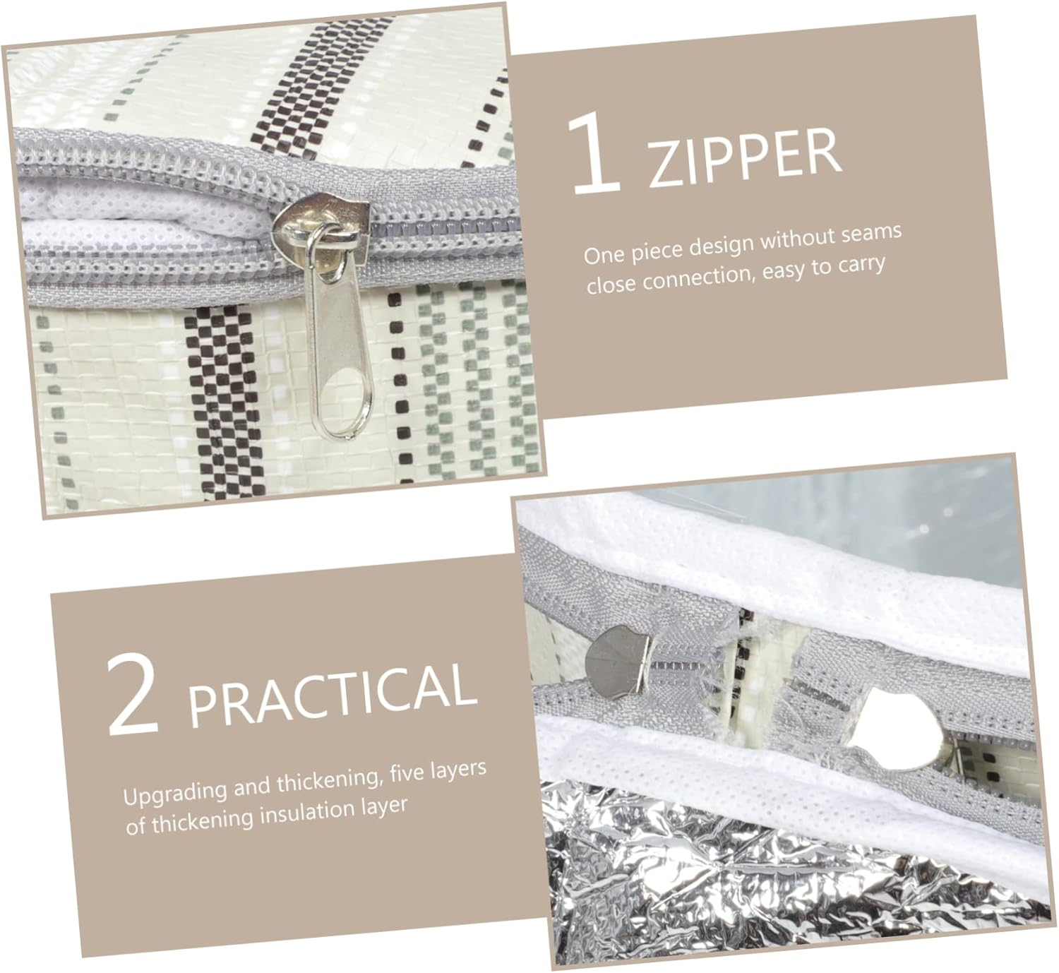 WOONEKY Travel Foot Soaking Tool Convenient Folding Water Bag Home Foot Basin Heat-Preservation Feature image number 4