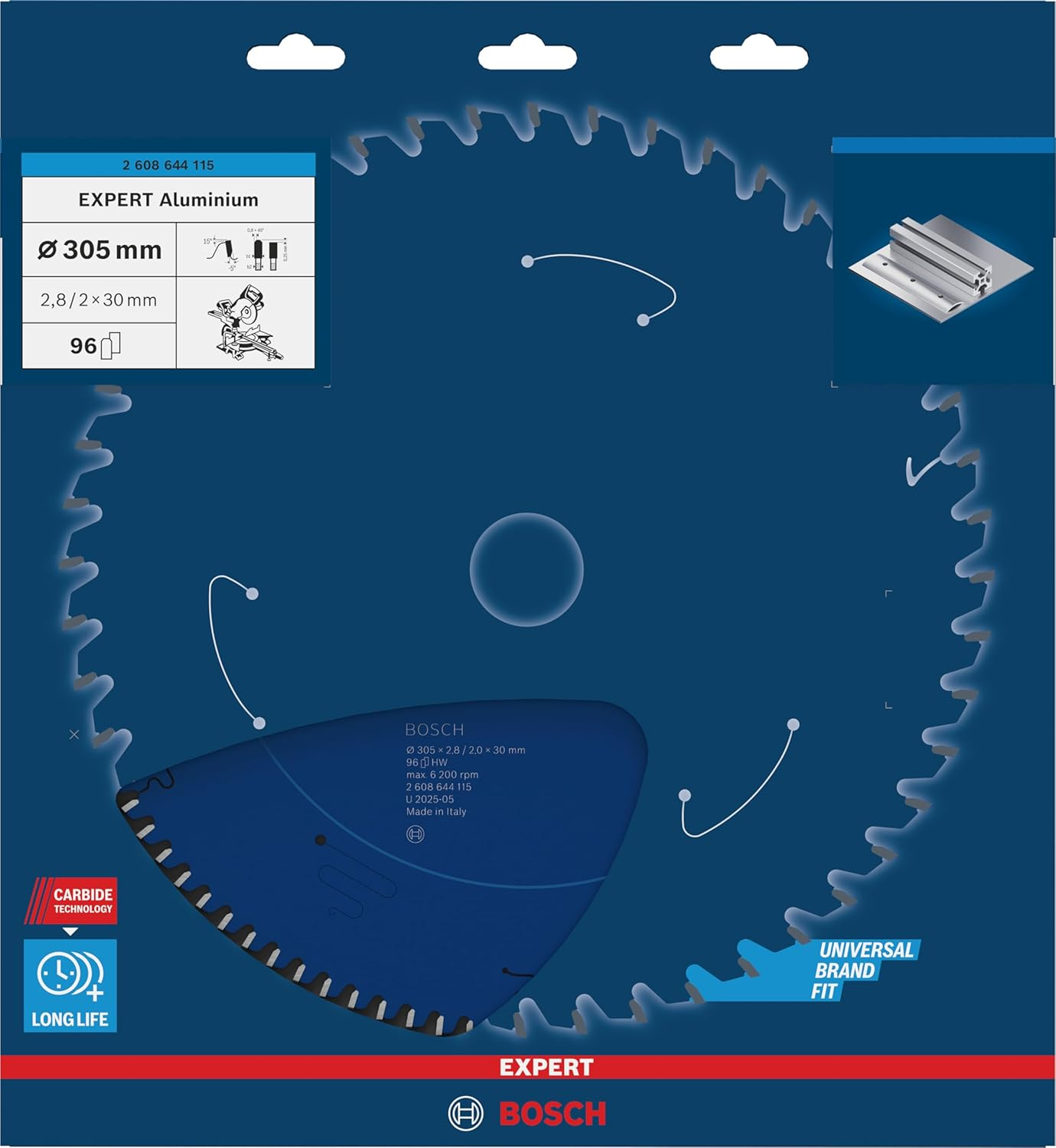 Bosch 2608644115 305 Mm Circular Saw Blade for Aluminium image number 2
