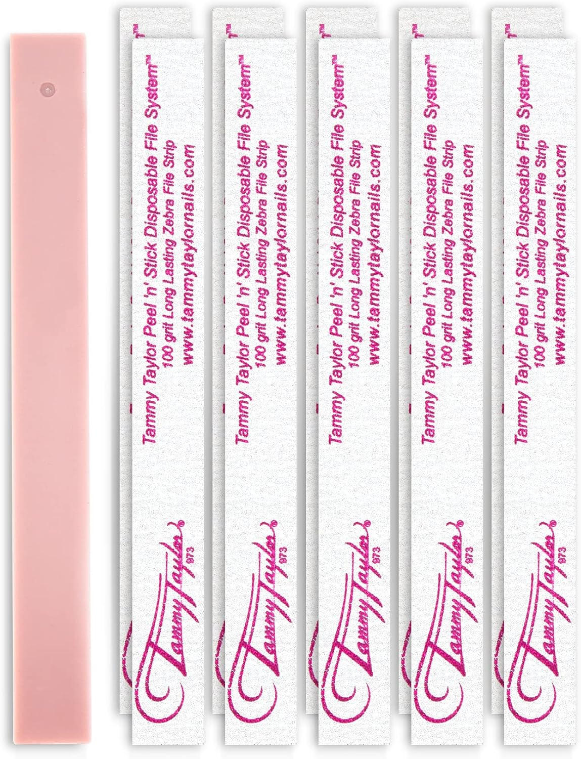 Tammy Taylor Peel 'N' Stick Long Lasing Zebra File 180 Grit 10-Pk