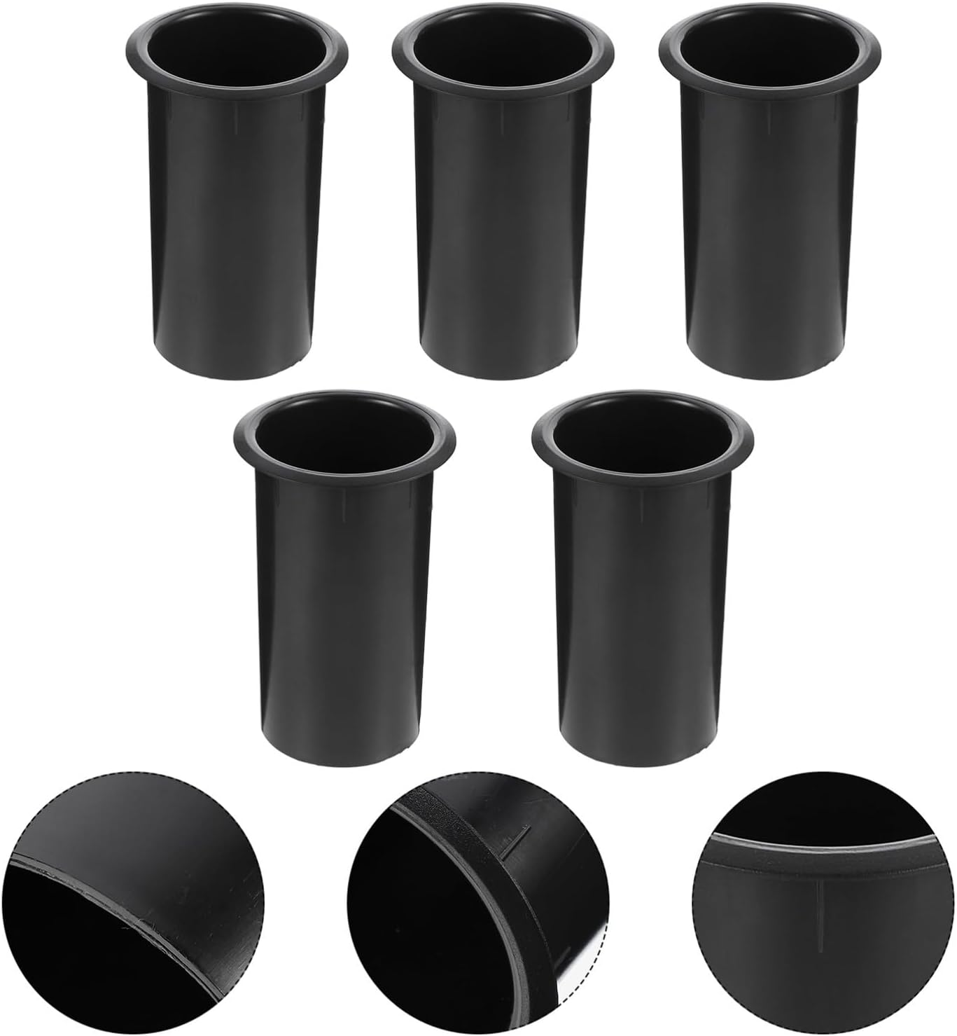 HOMSFOU 5Pcs Replacement Plastic Subwoofer Port Tube Bass Reflex Speaker Accessory for Home Audio System, Bass Sound Speaker Vent Tube Compatible Woofer Boxes image number 2