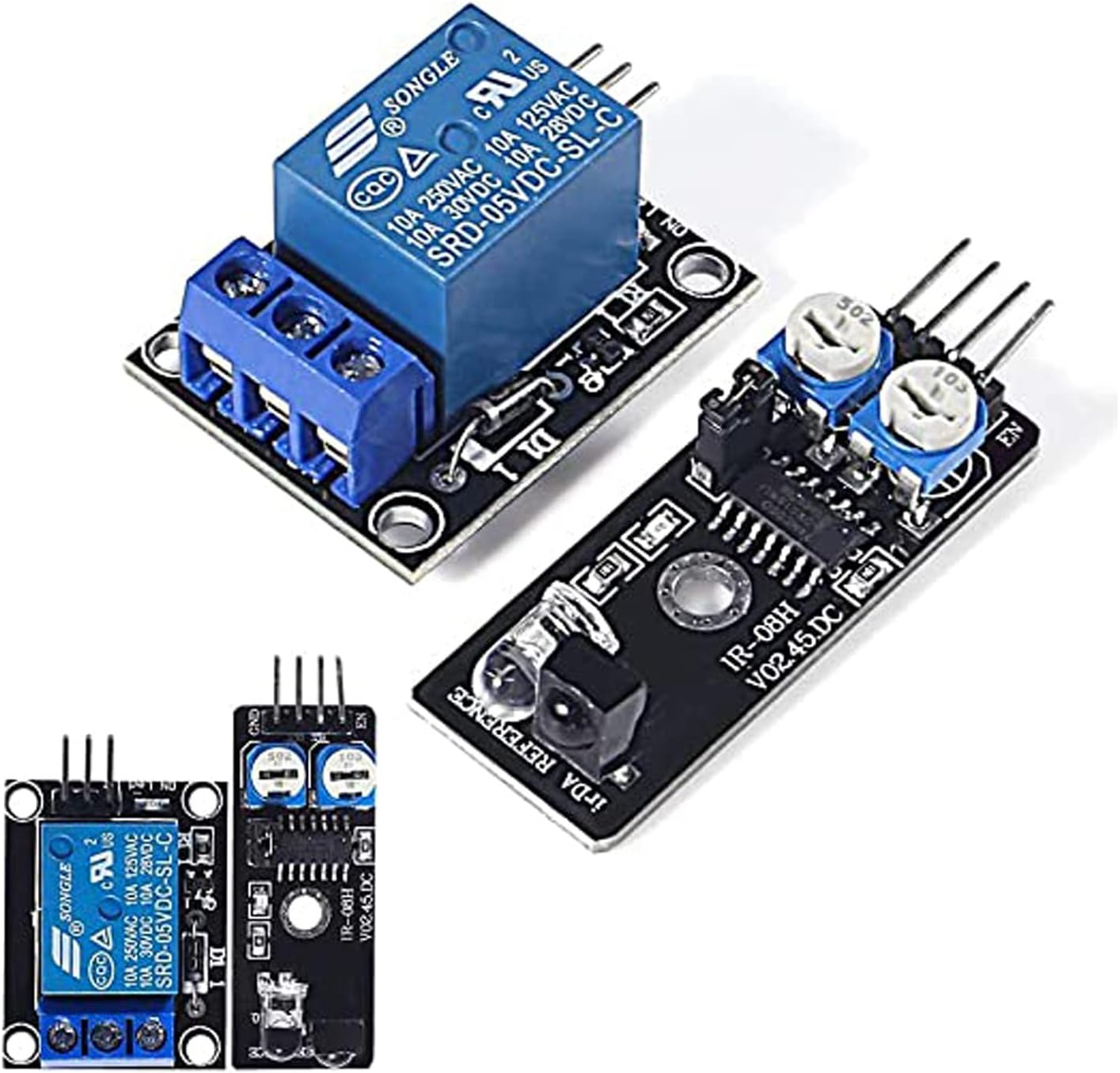 DIGISHUO 37 Pcs Sensors Assortment Kit W/Storage Case |37 Sensors Learning Kit Starter Kit for Arduino for Raspberry Pi Sensor Kit| Robot Projects Starter Kits image number 1