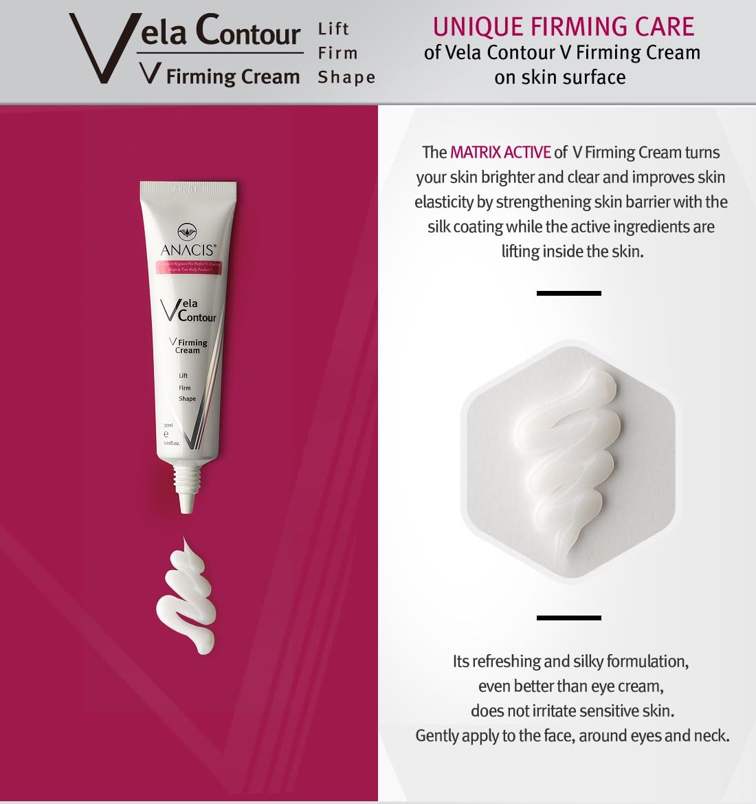 Advanced Neck Cream and Serum - Anti-Aging Formula - Works for Smoothing Sagging Skin on Neck, Chin & Jawline - Fine Lines - for Women and Men. Anacis (Serum+Cream) image number 2