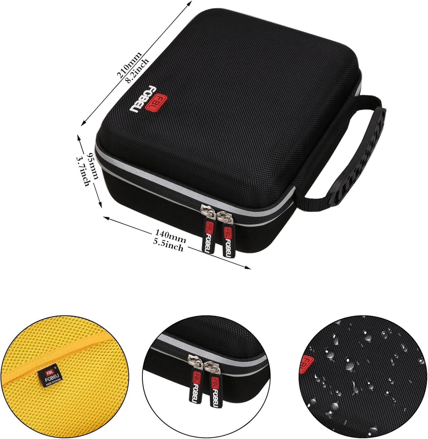 FBLFOBELI Hard Storage Case Replacement for DYMO 1801611 Rhino 4200 Basic Industrial Handheld Label Maker, Case Only image number 6