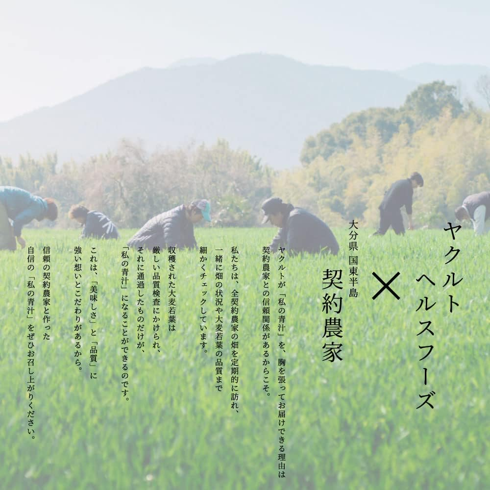 Yakult Watashi No AOJIRU (Ooita Young Barley Grass) | Powder Stick | 4G X 60 [Japanese Import] image number 3