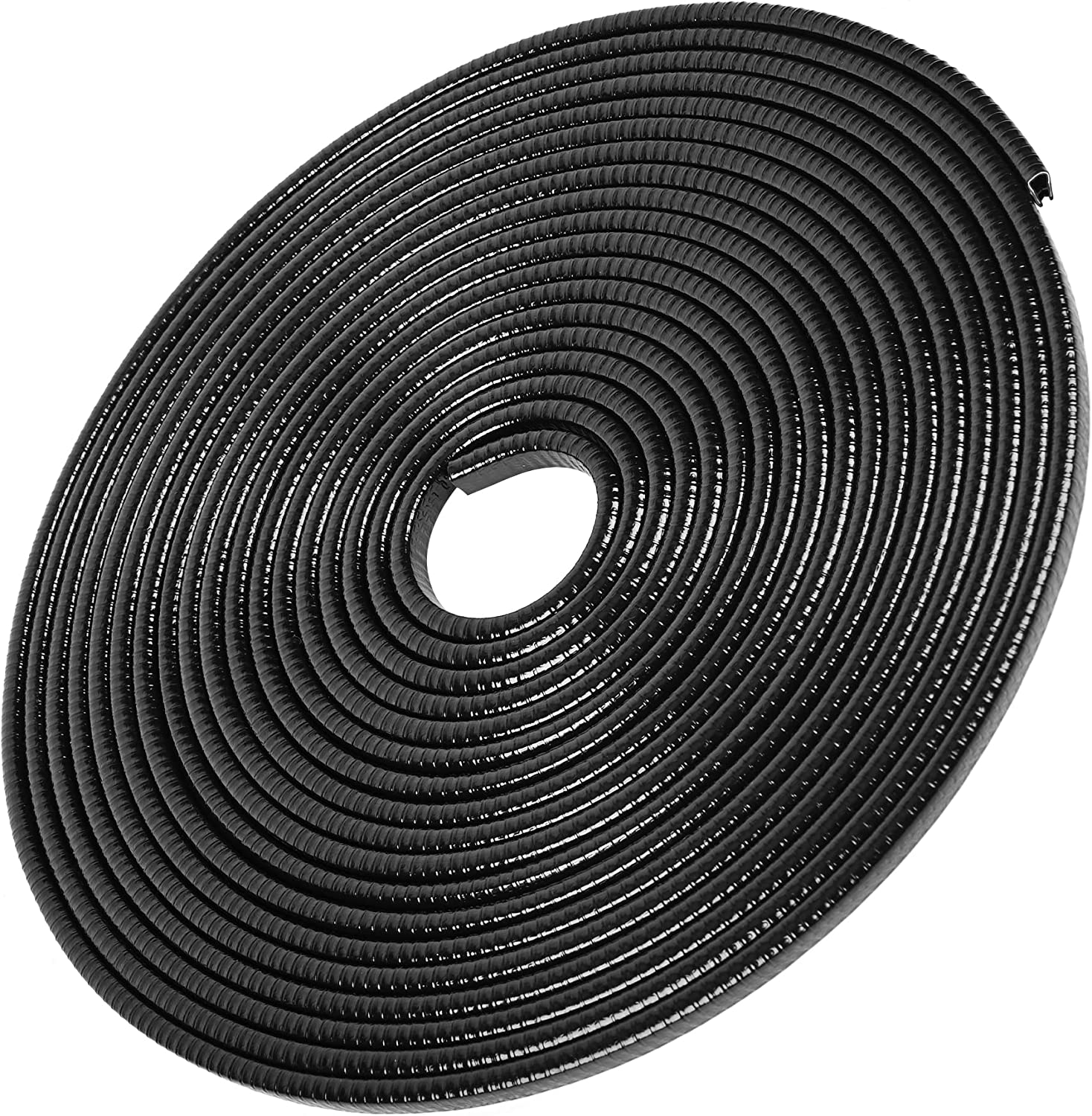 MYFAMIREA16.4 Ft(5M) Car Door Edge Guards U Shape Edge Trim Rubber Seal Protector Rubber Car Door Protector Car Protection Door Edge Anti-Collision Rubber Clips Fit for Most Car image number 6