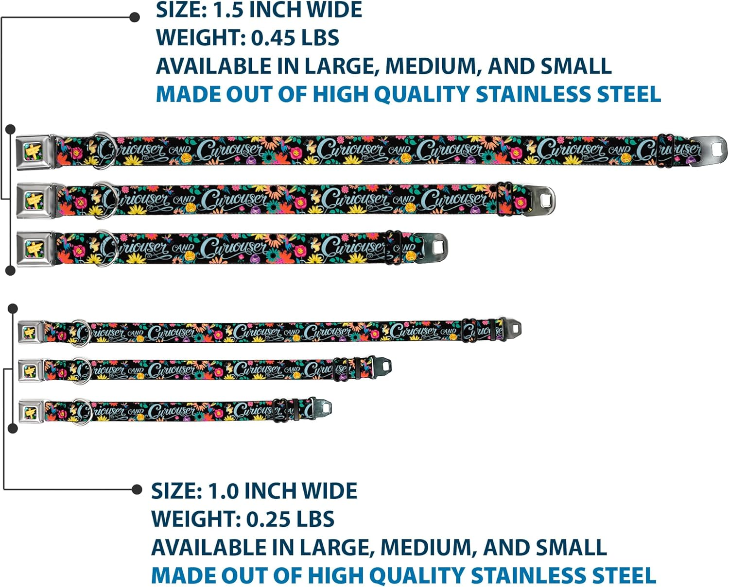 Buckle-Down Flaming Dog Collar Bone image number 4