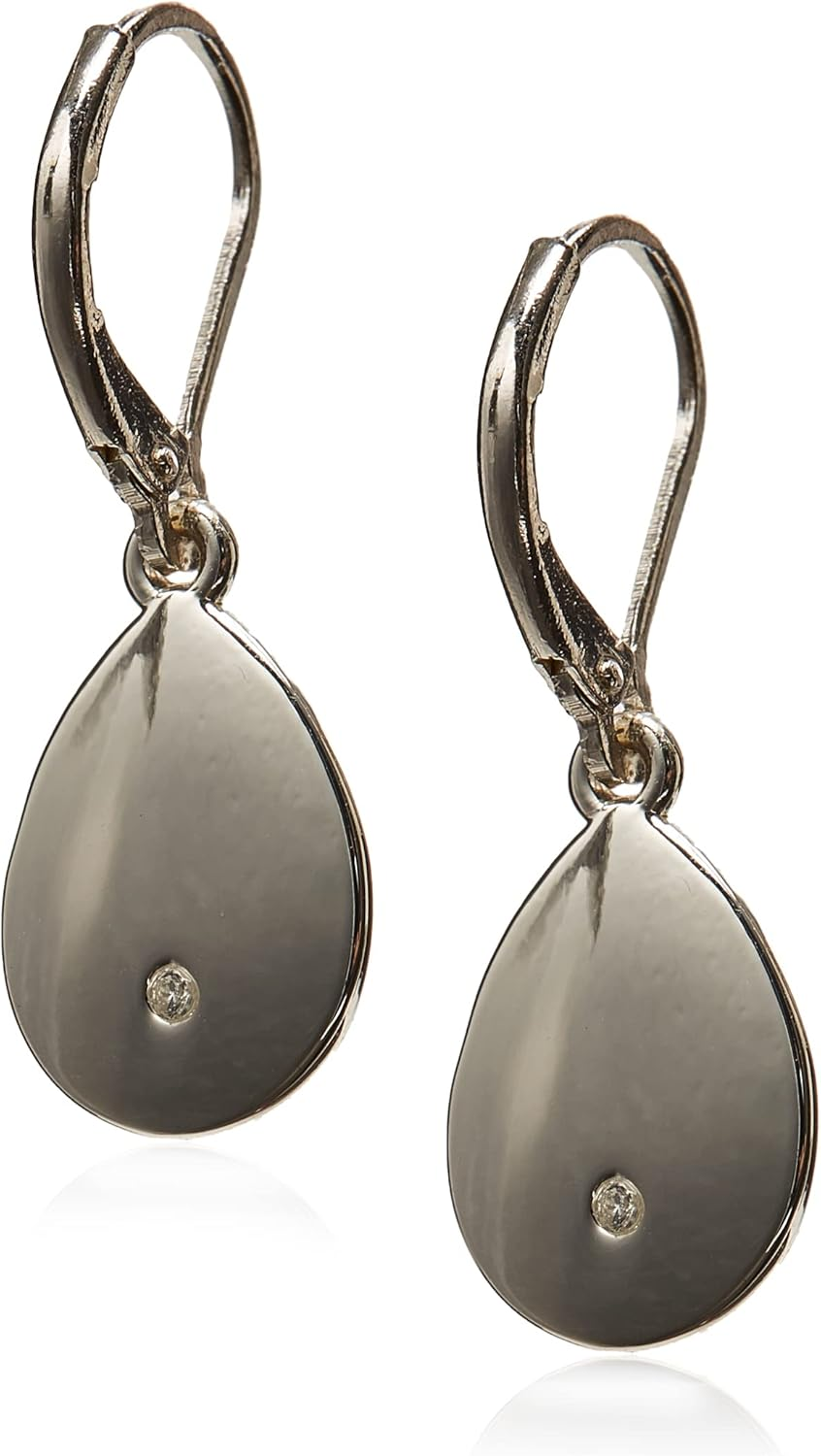 Nine West Women'S Silver Teardrop Earrings image number 1
