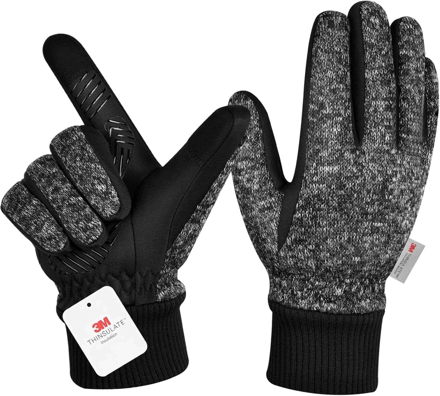 MOREOK Winter Gloves -10&deg;F 3M Thinsulate Warm Gloves Bike Gloves Cycling Gloves for Driving/Cycling/Running/Hiking